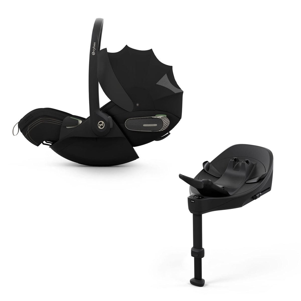 Cybex Cloud S Style Car Seat in Sepia Black Baby Car Seats 526002173-1 4.06385E+12