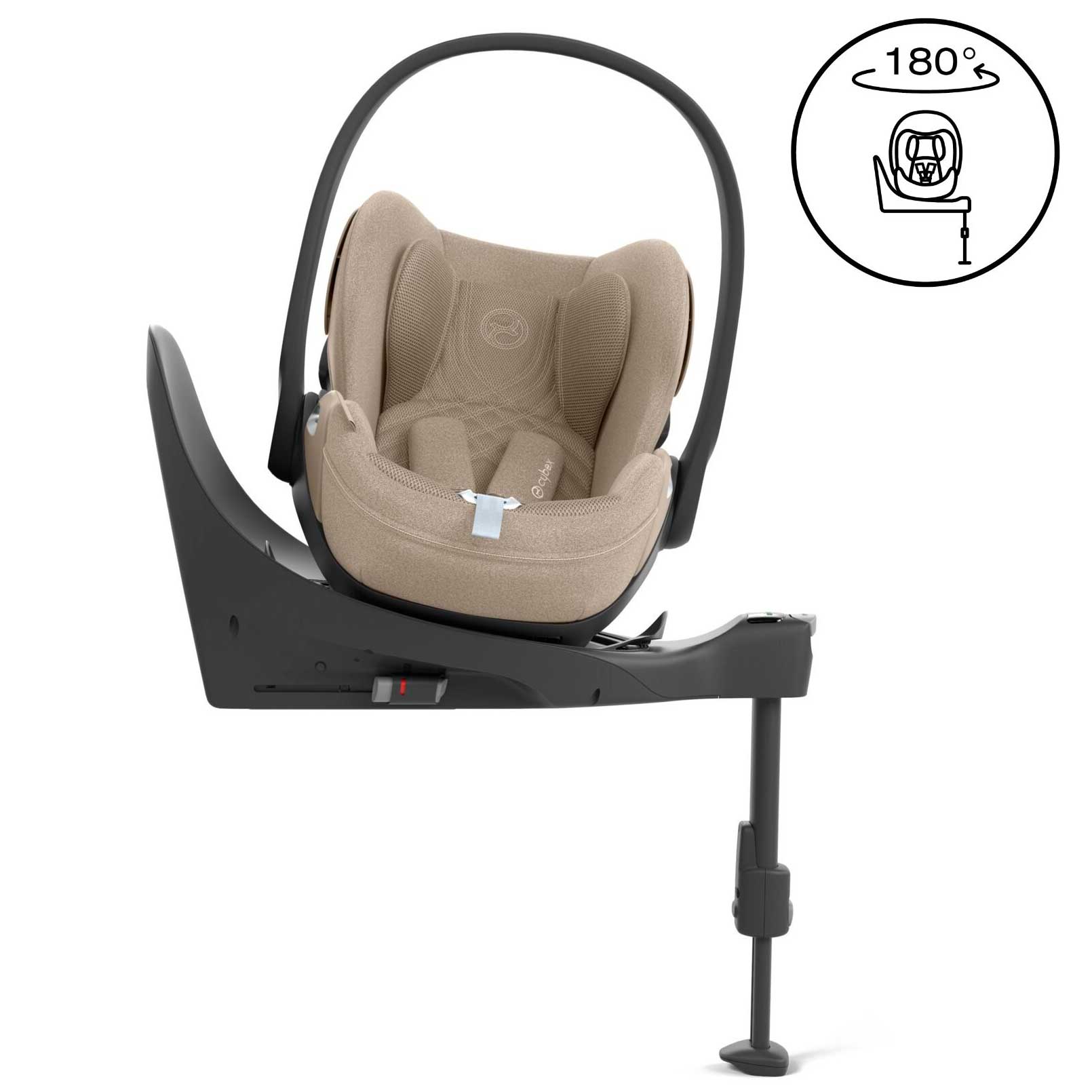 Cybex Cloud T PLUS i-Size Car Seat in Cozy Beige Baby Car Seats