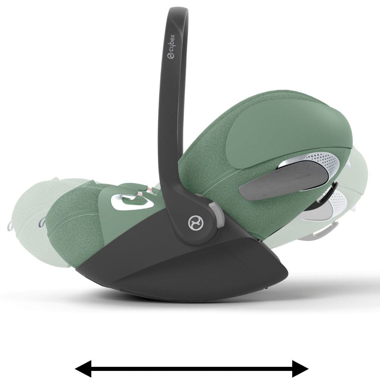 Cybex Cloud T PLUS i-Size Car Seat in Leaf Green