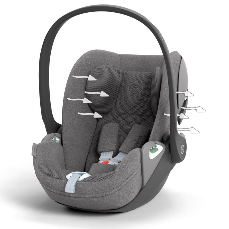Cybex Cloud T PLUS i-Size Car Seat in Mirage Grey Baby Car Seats 523000239 4063846402793