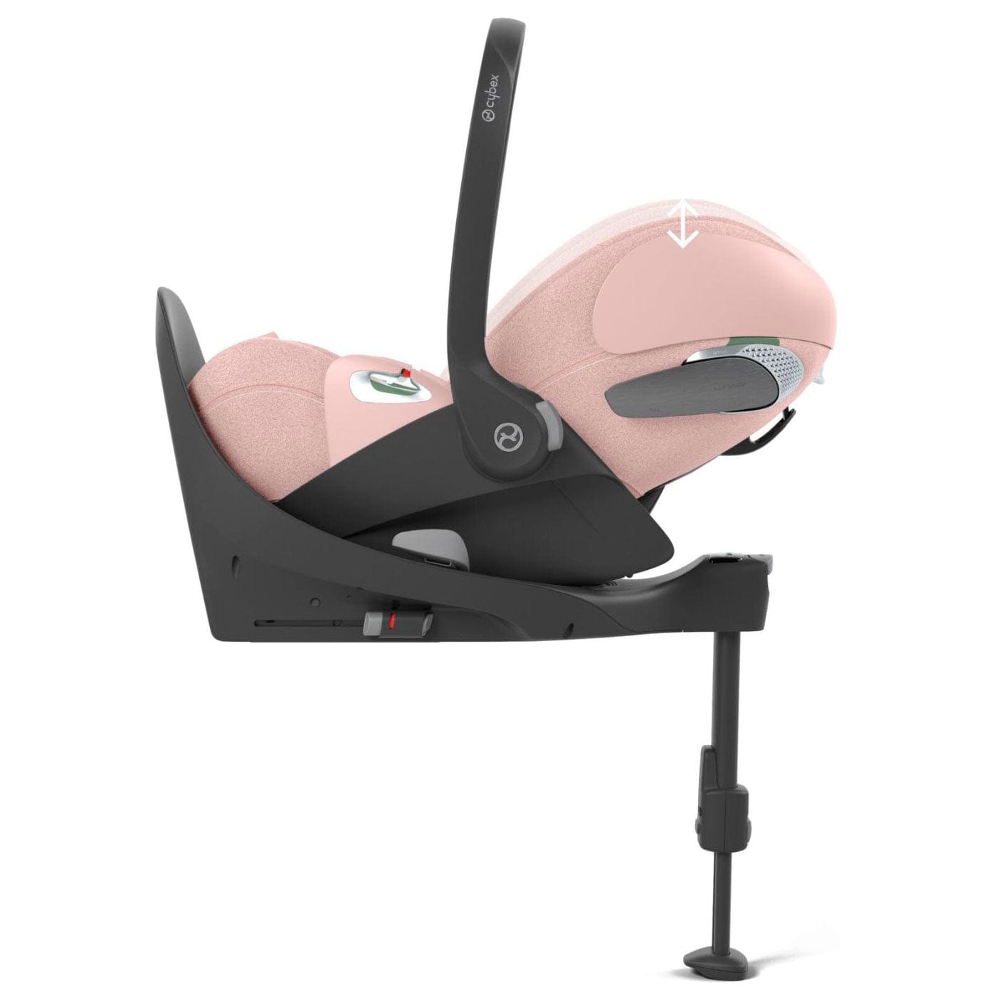 Cybex Cloud T PLUS i-Size Car Seat in Peach Pink