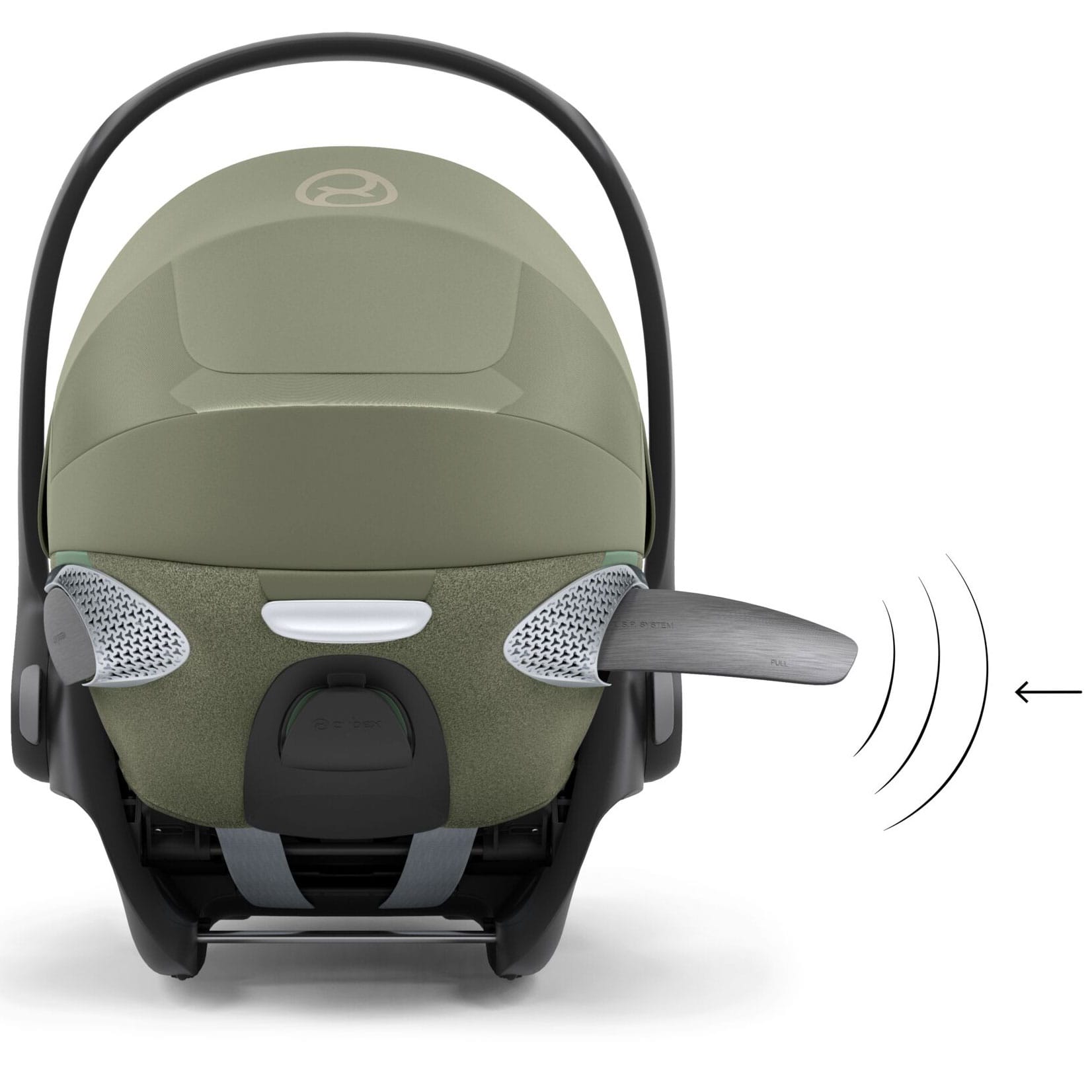 Cybex Cloud T PLUS i-Size Car Seat in Sage Green Baby Car Seats