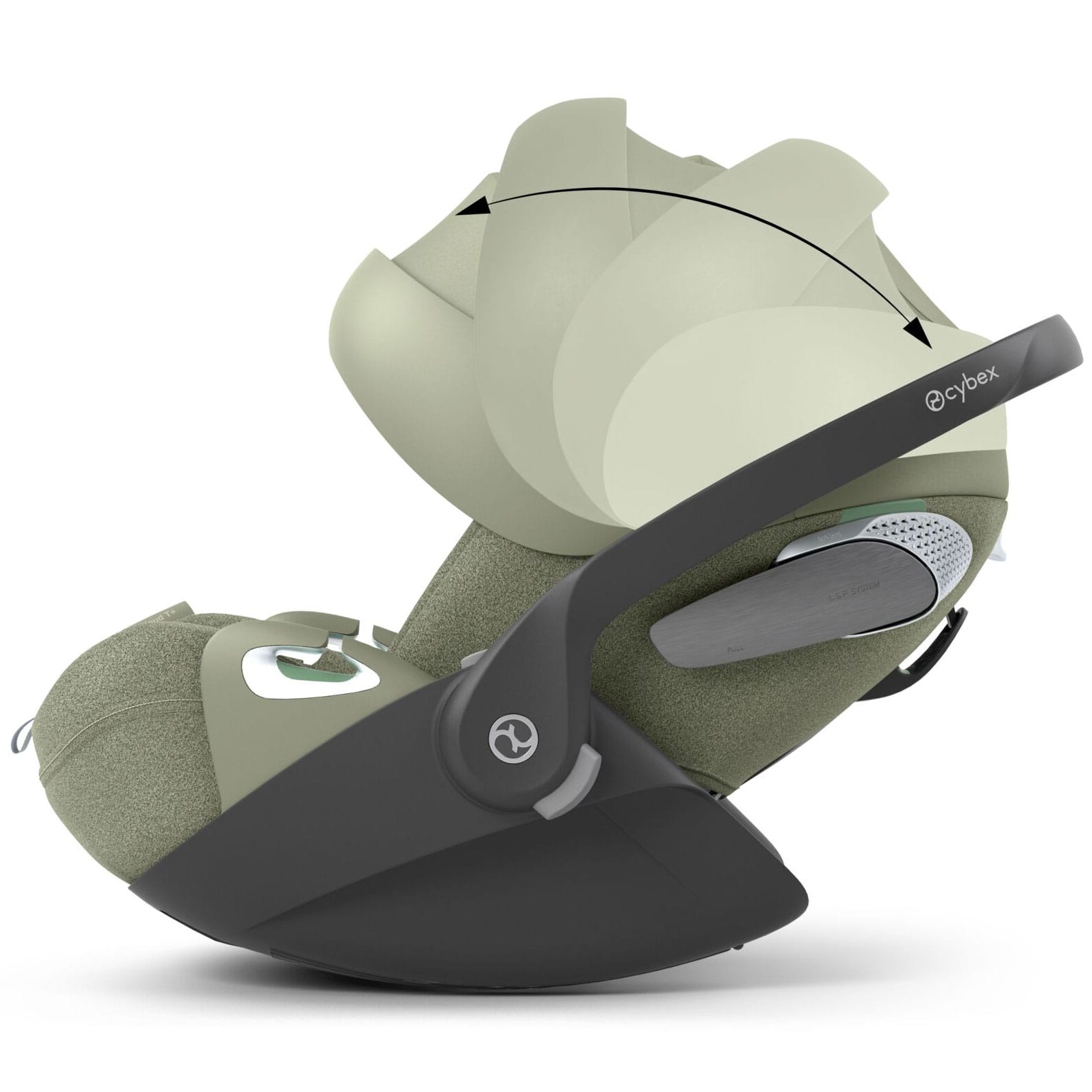 Cybex Cloud T PLUS i-Size Car Seat in Sage Green Baby Car Seats