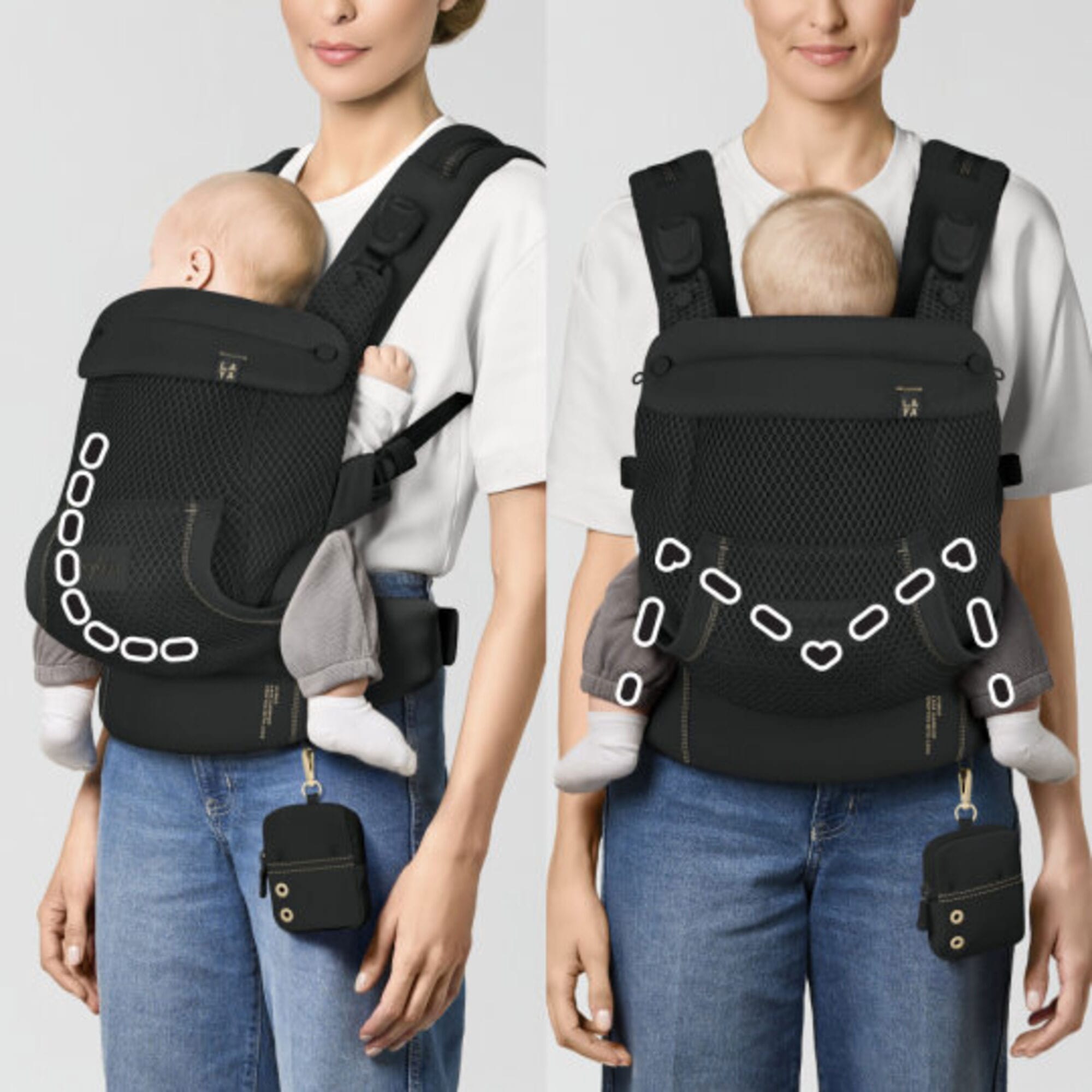Cybex Laya Carrier in Magic Black Baby Carriers 526000574 4063846555291