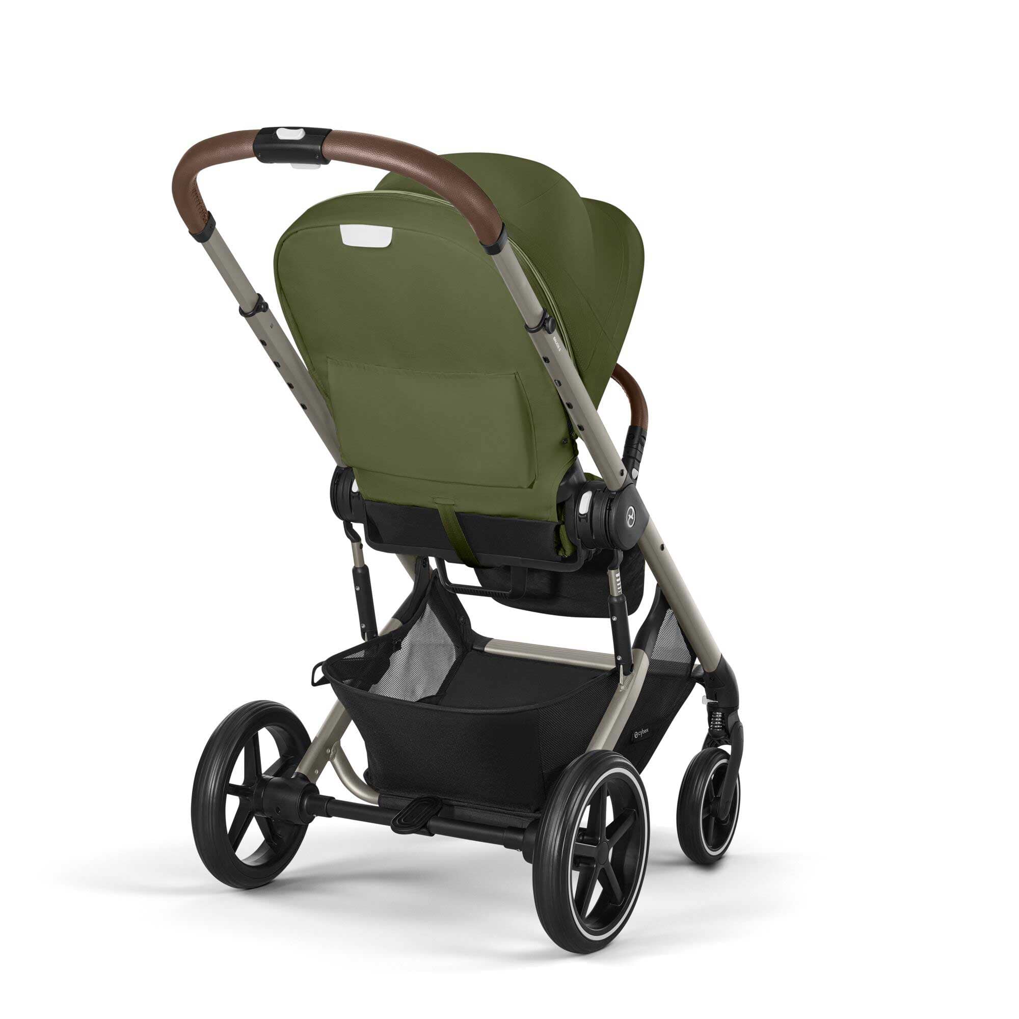 Cybex Balios S Lux Essential Bundle in Taupe/Moss Green Baby Prams