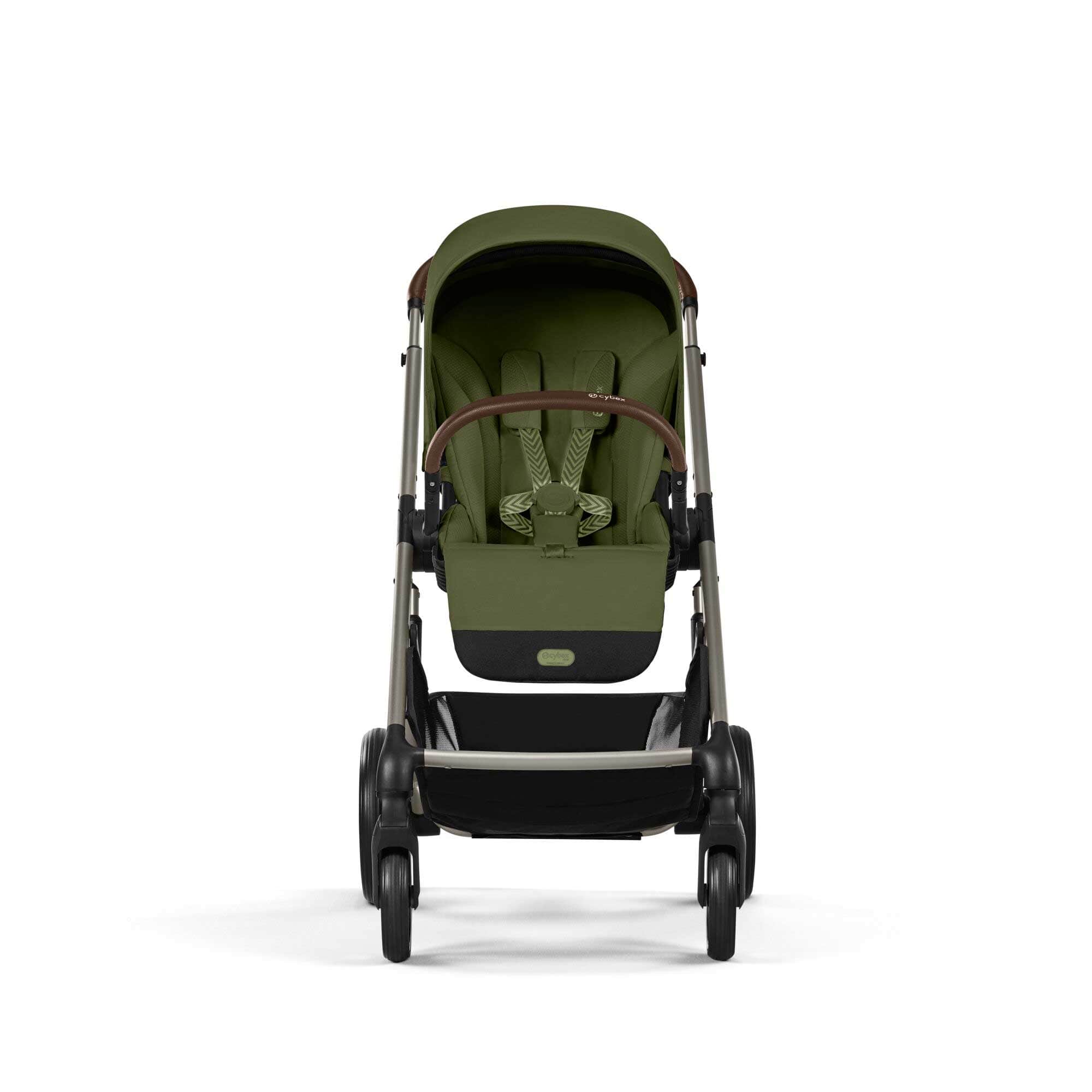 Cybex Balios S Lux Essential Bundle in Taupe/Moss Green Baby Prams