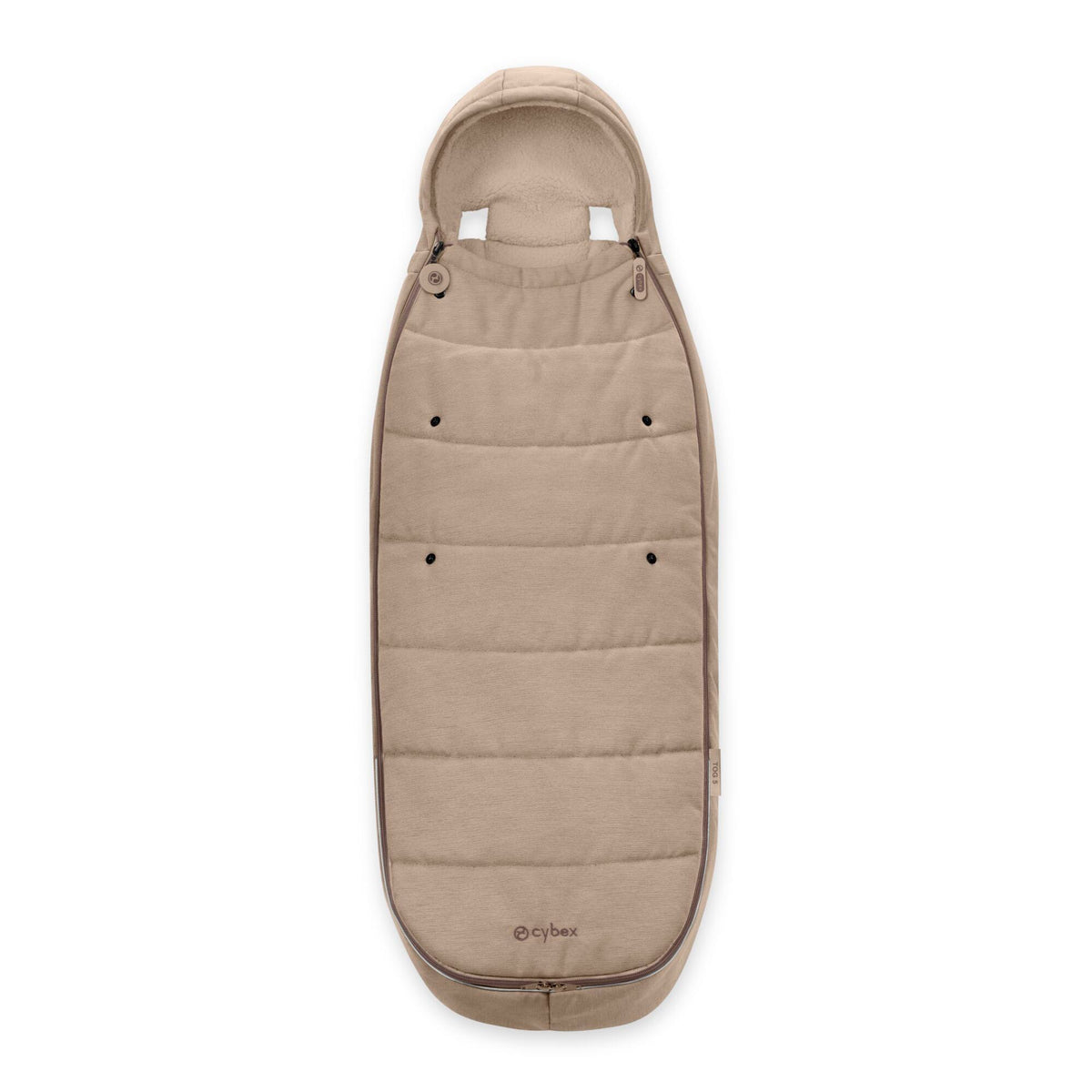 Cybex Balios S Lux Foldable Carrycot Accessory Bundle in Almond Beige Baby Prams