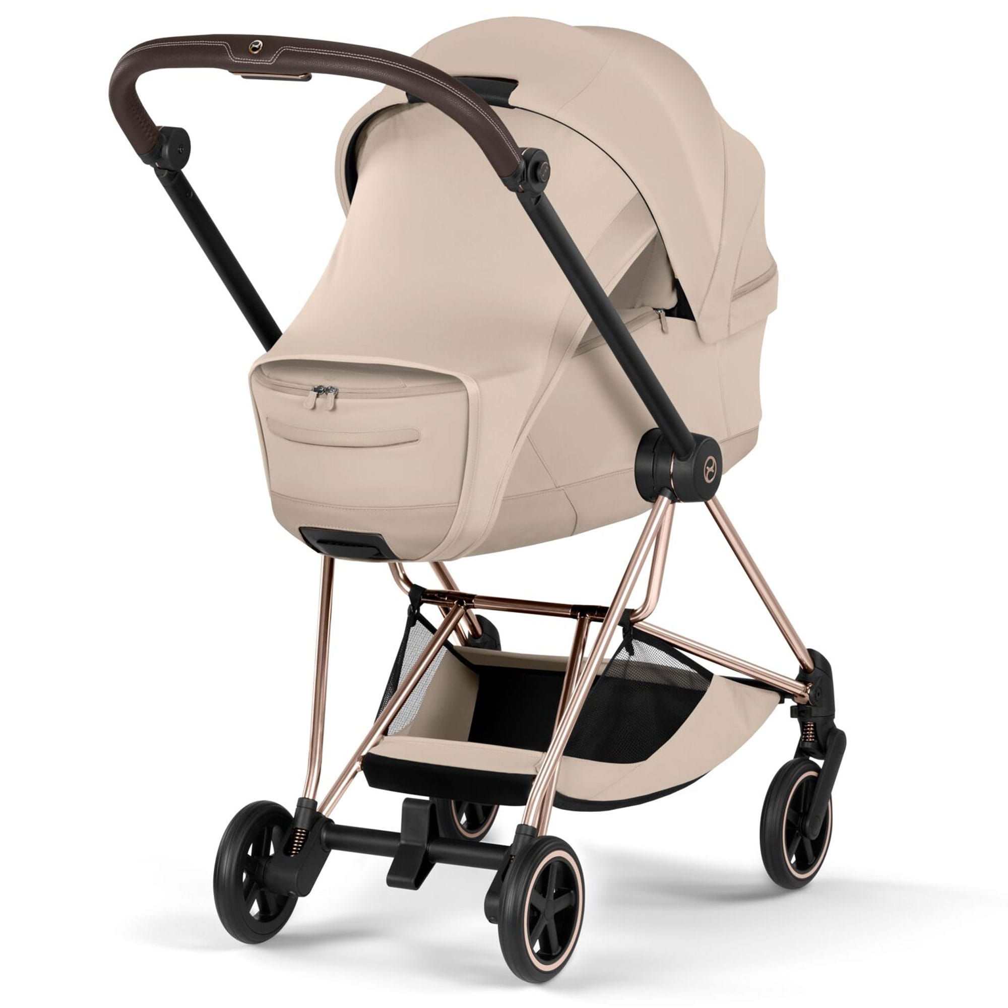 Cybex Coya Pushchair Set - Style Collection in Matt Black/Cozy Beige Baby Prams 21979-MB-COZ-BEI 4063846561445
