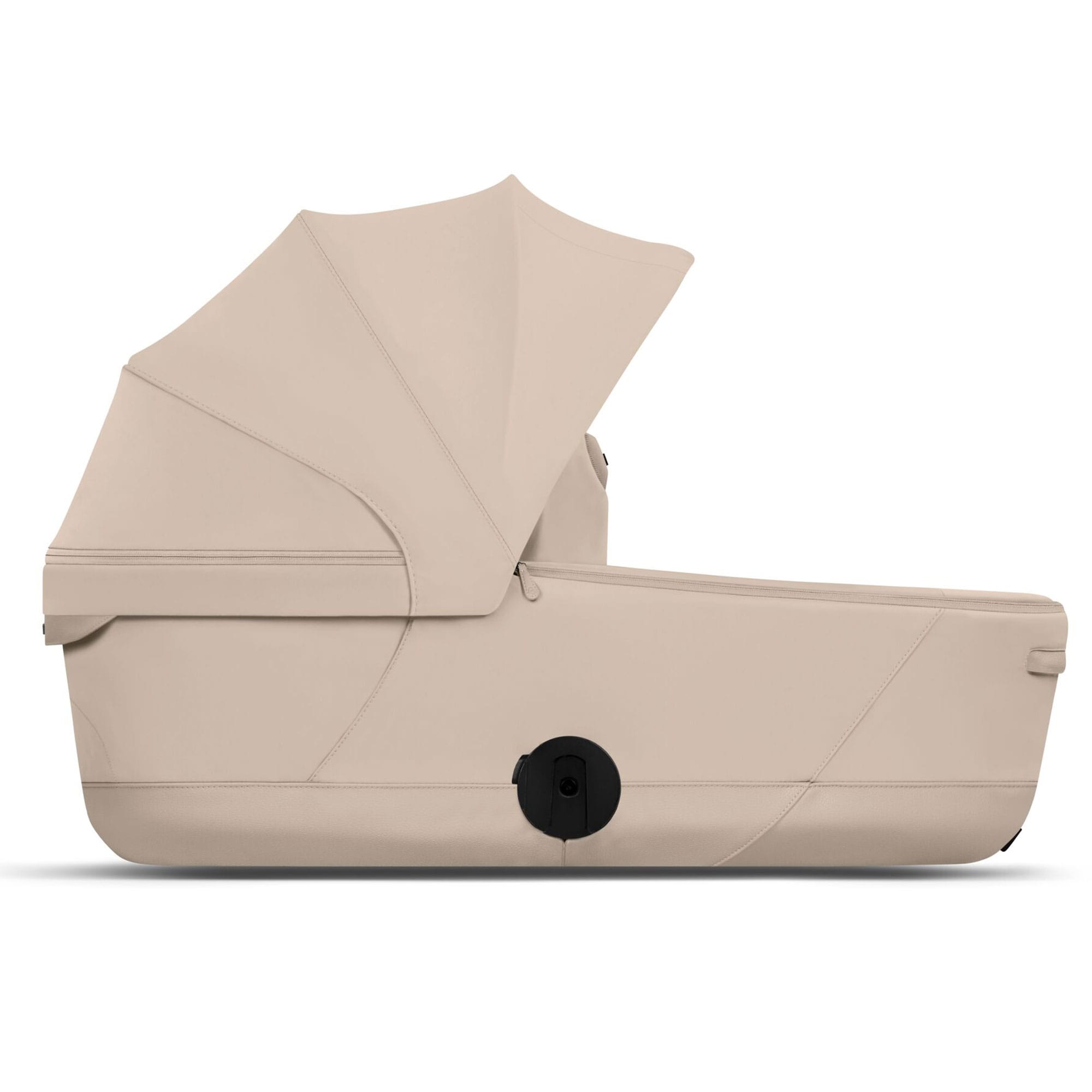 Cybex Coya Pushchair Set - Style Collection in Matt Black/Cozy Beige Baby Prams 21979-MB-COZ-BEI 4063846561445