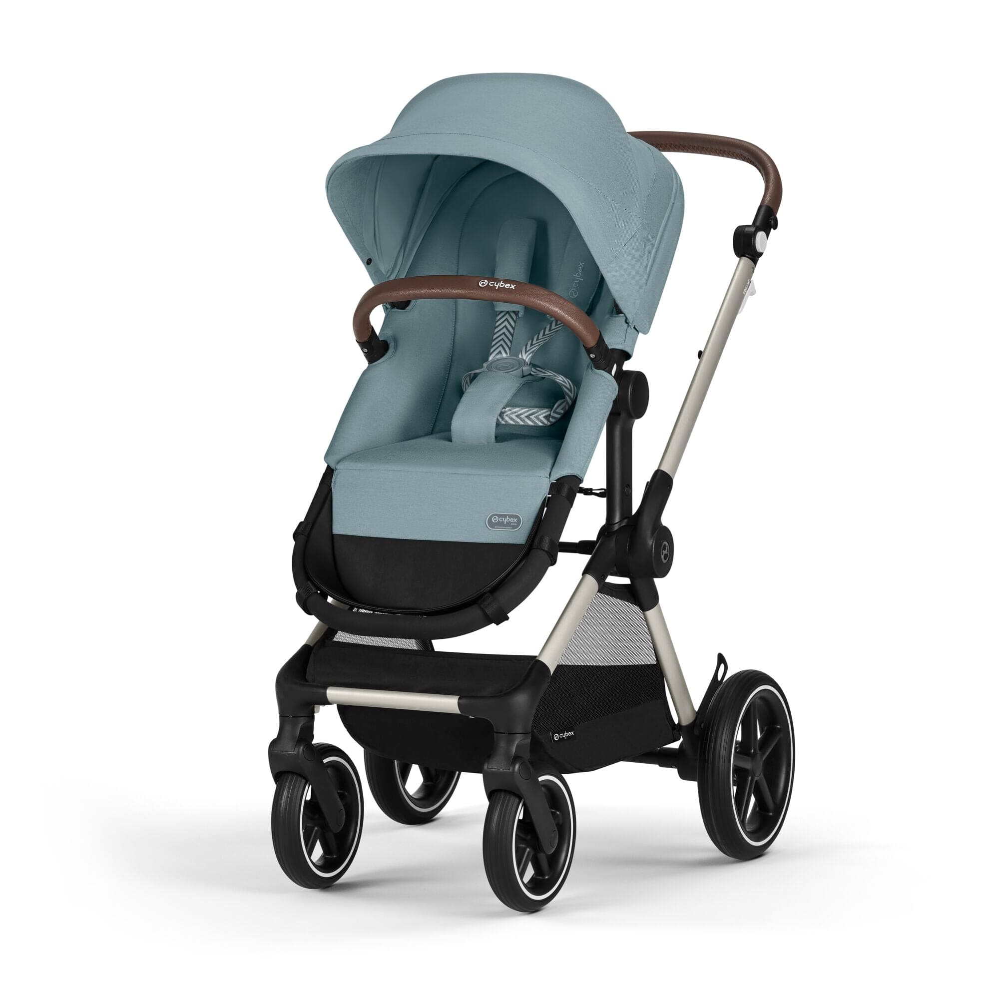 Cybex Eos Lux Essential 7 Piece Bundle in Stormy Blue Baby Prams 18457-STO-BLU 4063846478026