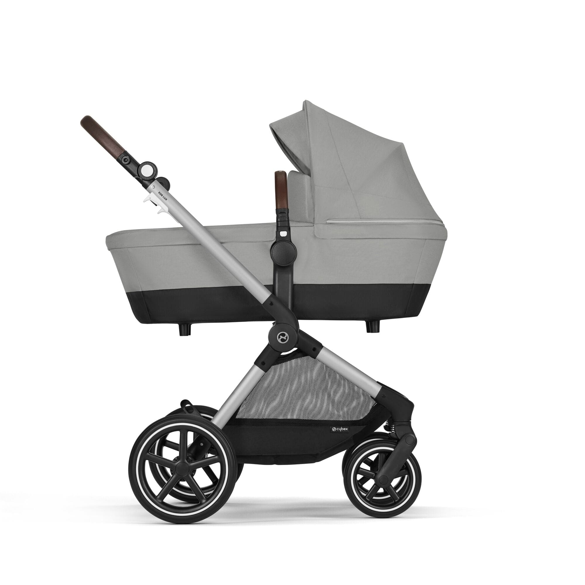 Cybex Eos Lux Stroller in Stone Grey Baby Prams 524001279 4063846477982
