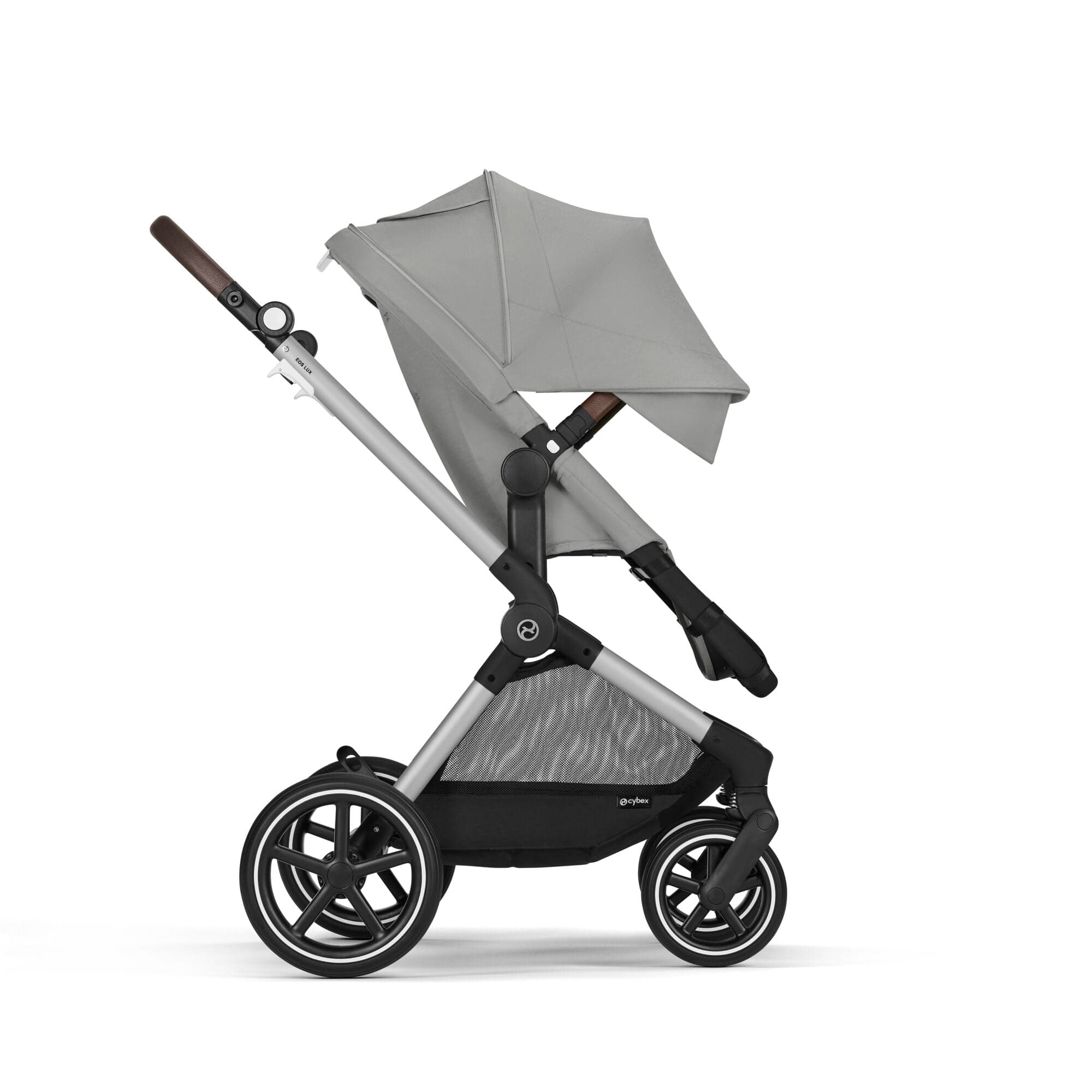 Cybex Eos Lux Stroller in Stone Grey Baby Prams 524001279 4063846477982
