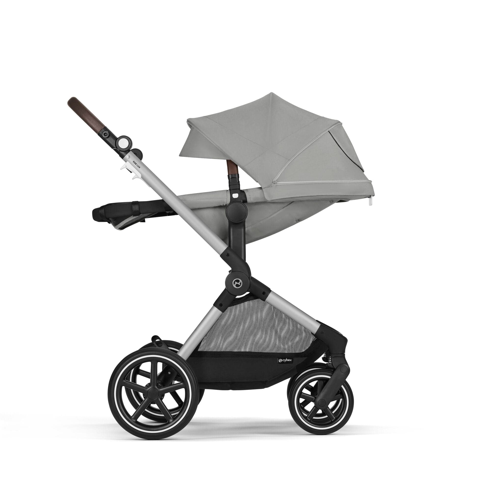 Cybex Eos Lux Stroller in Stone Grey Baby Prams 524001279 4063846477982