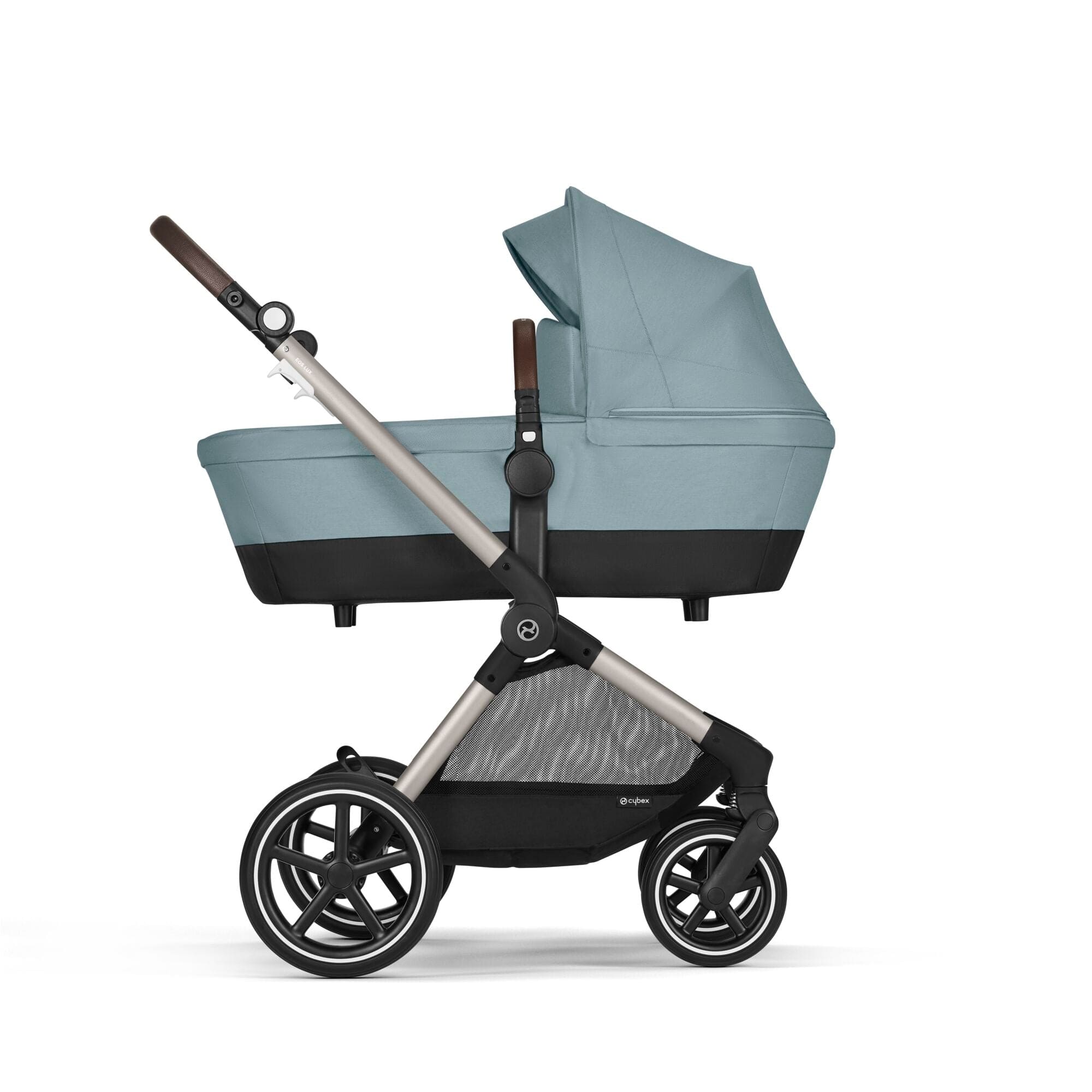 Cybex Eos Lux Stroller in Stormy Blue Baby Prams 524001285 4063846478026