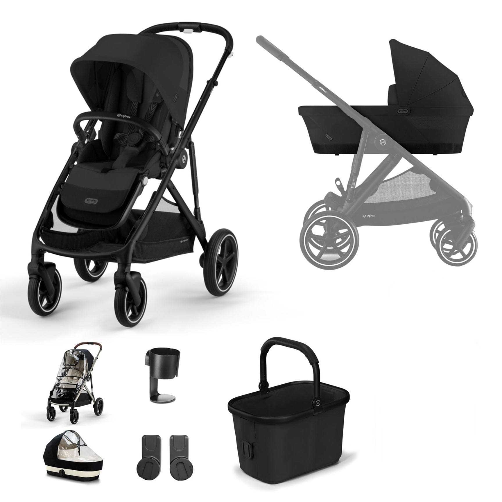 cybex gazelle frame Cybex Gazelle S Essential Bundle in Black/Moon Black