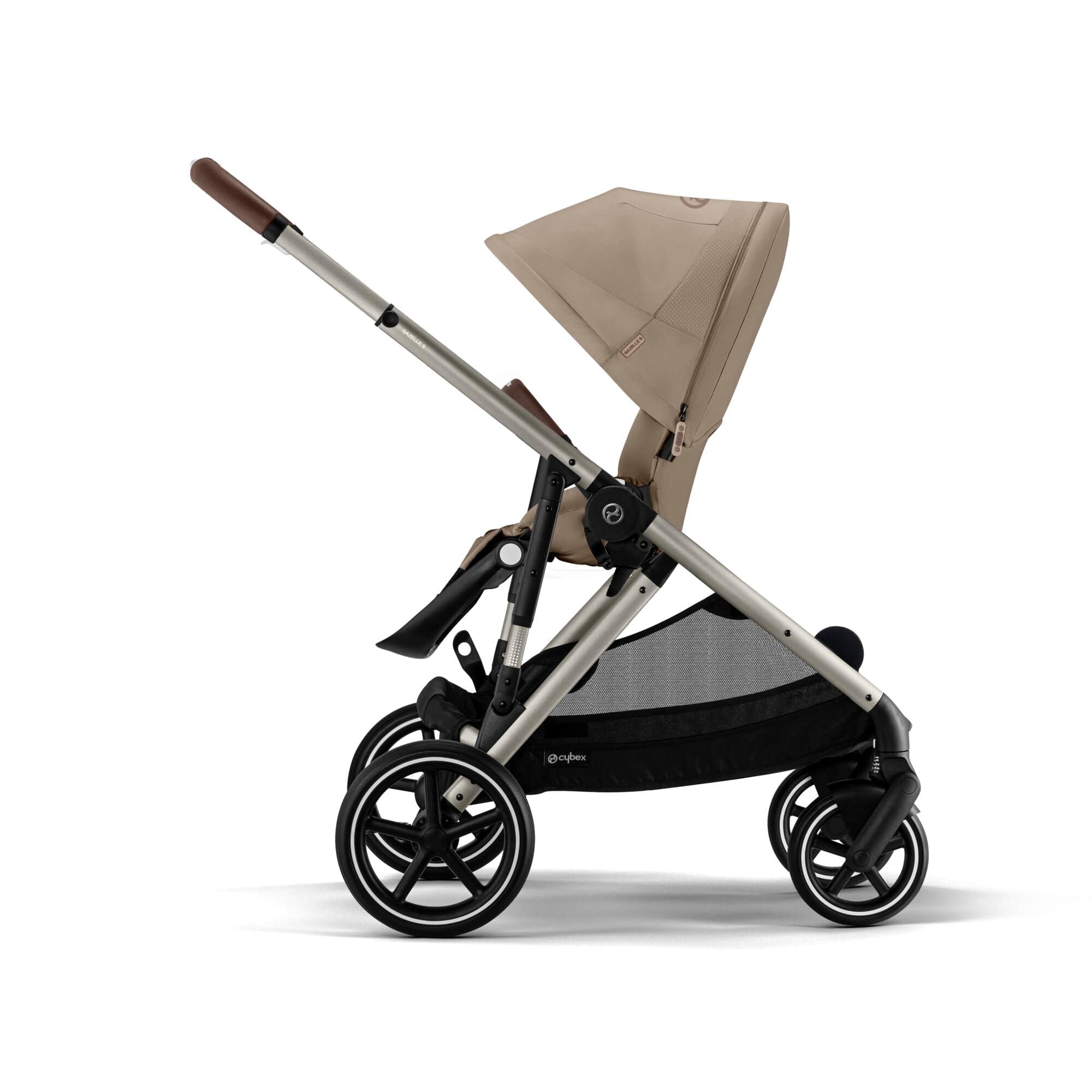 Cybex Gazelle S Essential Bundle in Taupe/Almond Beige Baby Prams