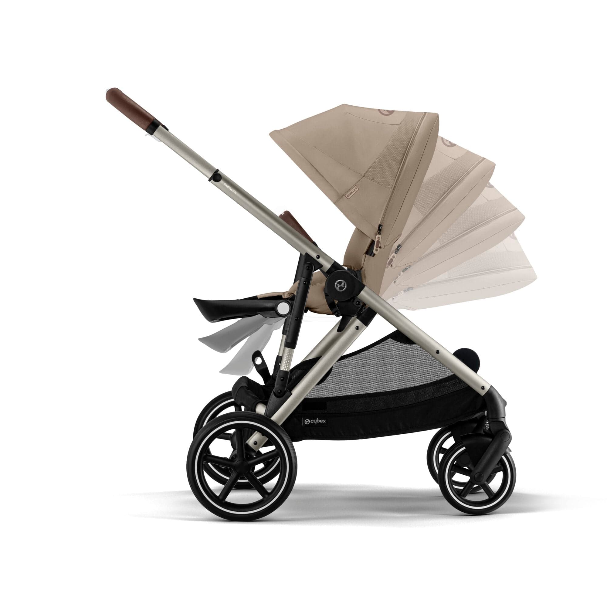 Cybex Gazelle S Essential Bundle in Taupe/Almond Beige Baby Prams