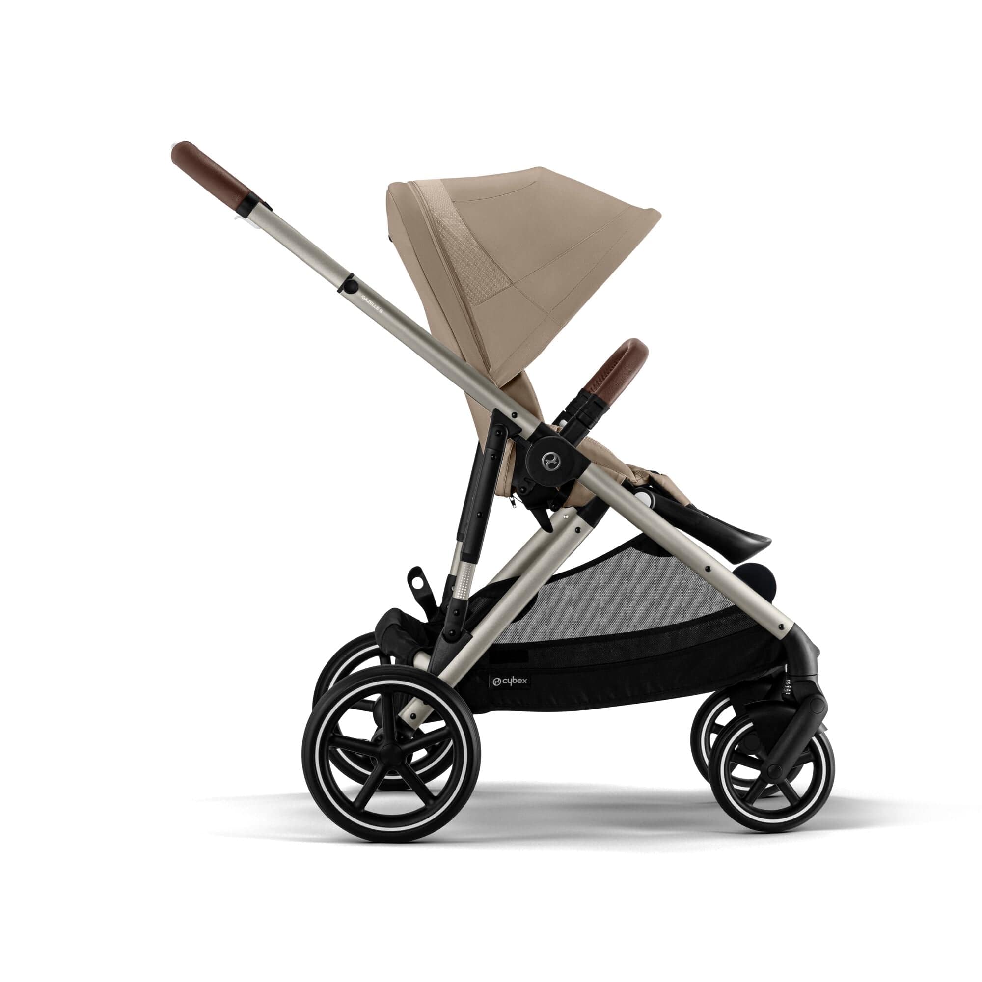 Cybex Gazelle S Essential Bundle in Taupe/Almond Beige Baby Prams