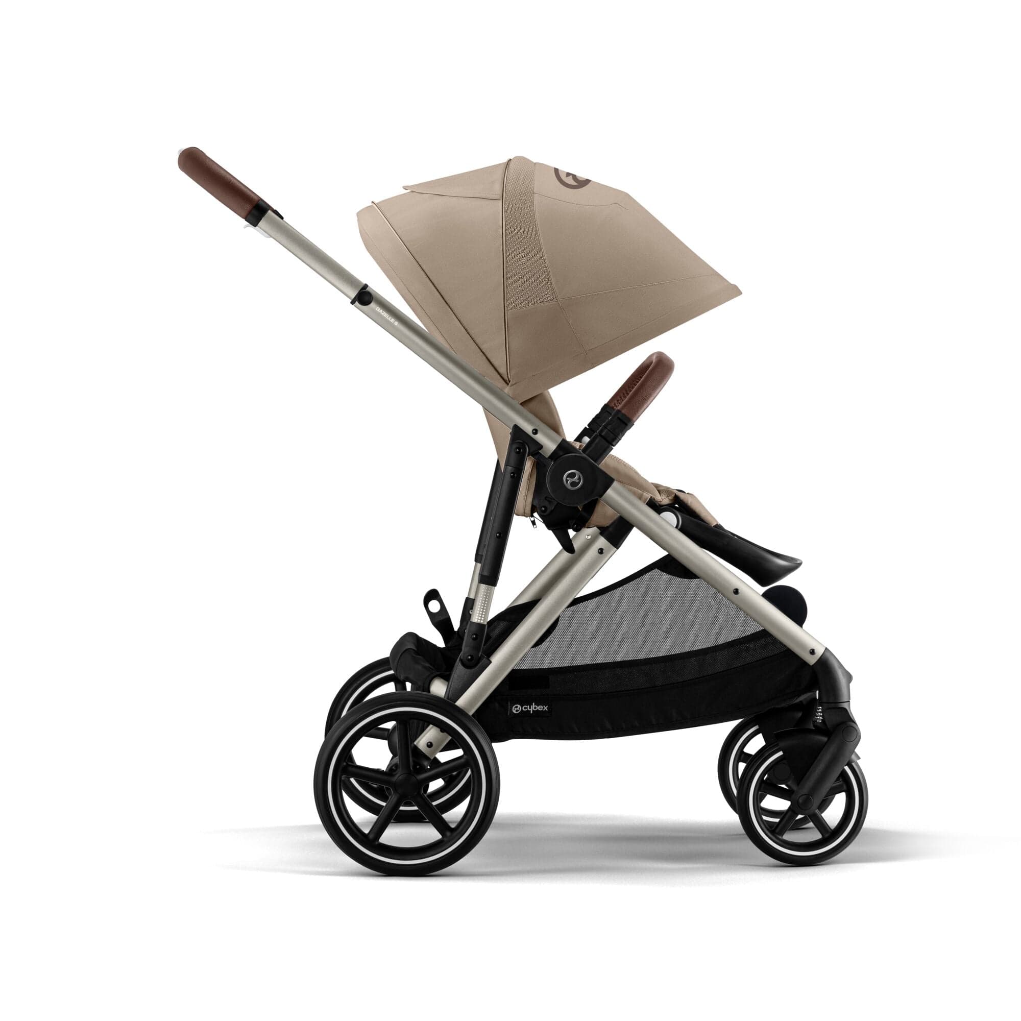 Cybex Gazelle S Essential Bundle in Taupe/Almond Beige Baby Prams