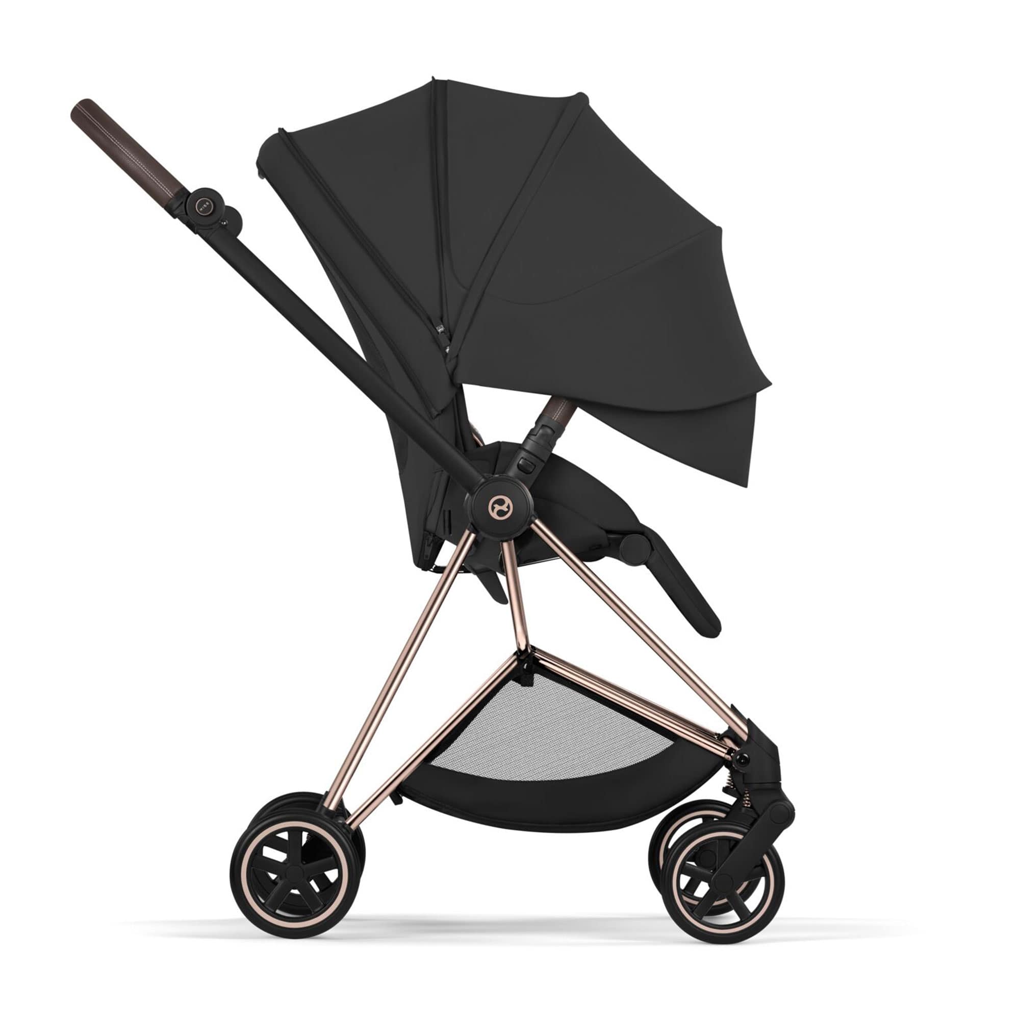 Cybex Mios Pushchair Set - Comfort Collection in Sepia Black Baby Prams