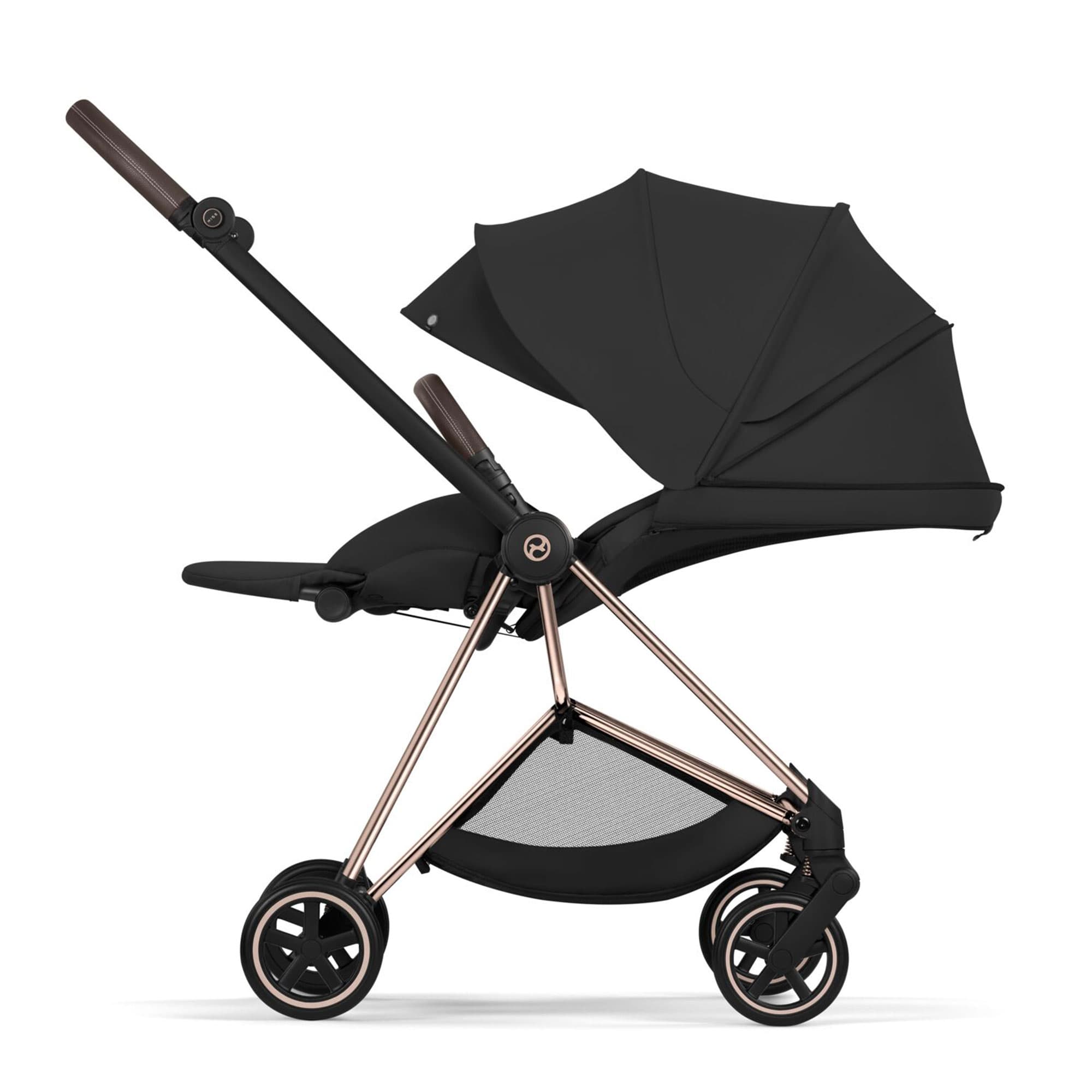 Cybex Mios Pushchair Set - Comfort Collection in Sepia Black Baby Prams