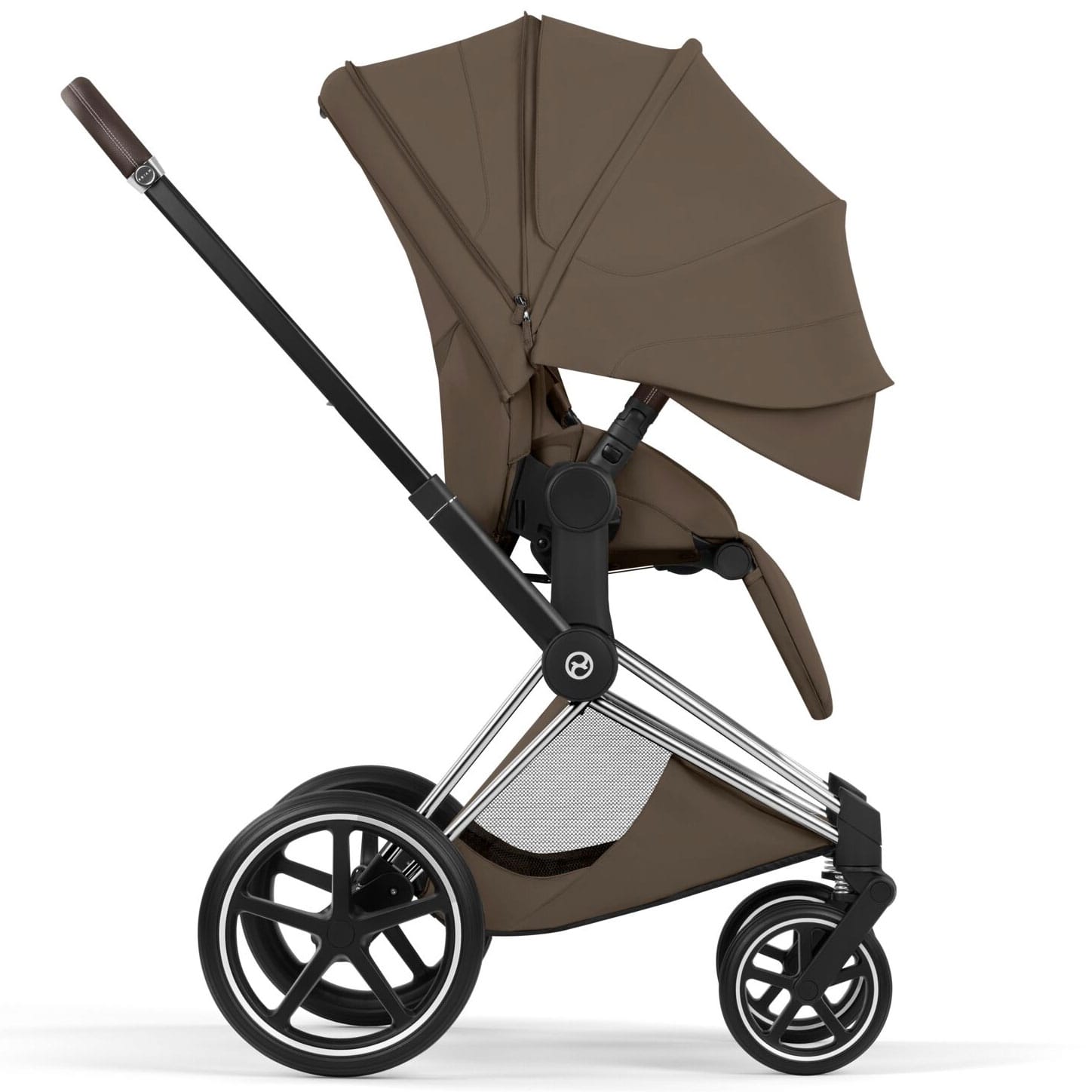 Cybex Priam Pushchair Set - Style Collection in Coconut Brown Baby Prams