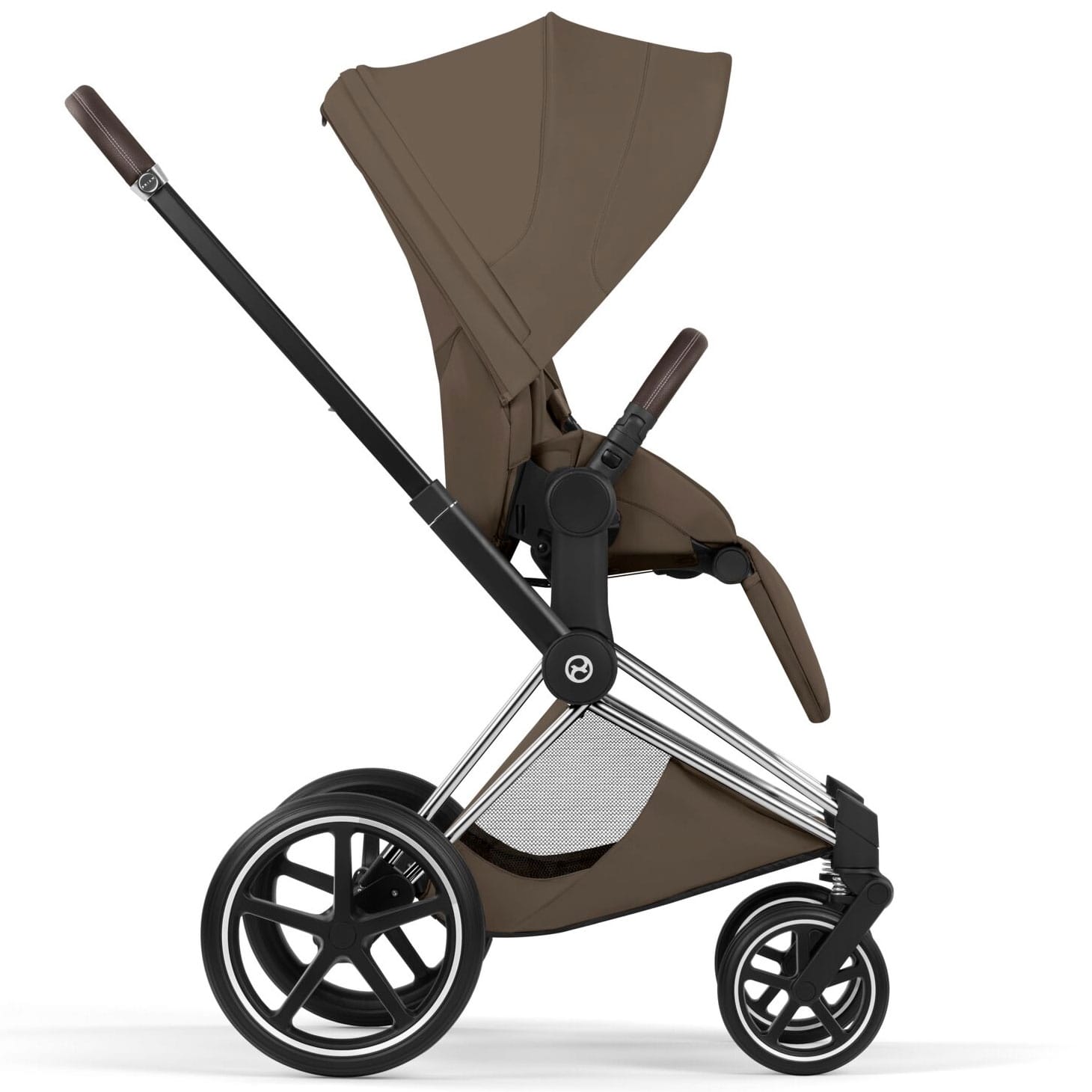 Cybex Priam Pushchair Set - Style Collection in Coconut Brown Baby Prams