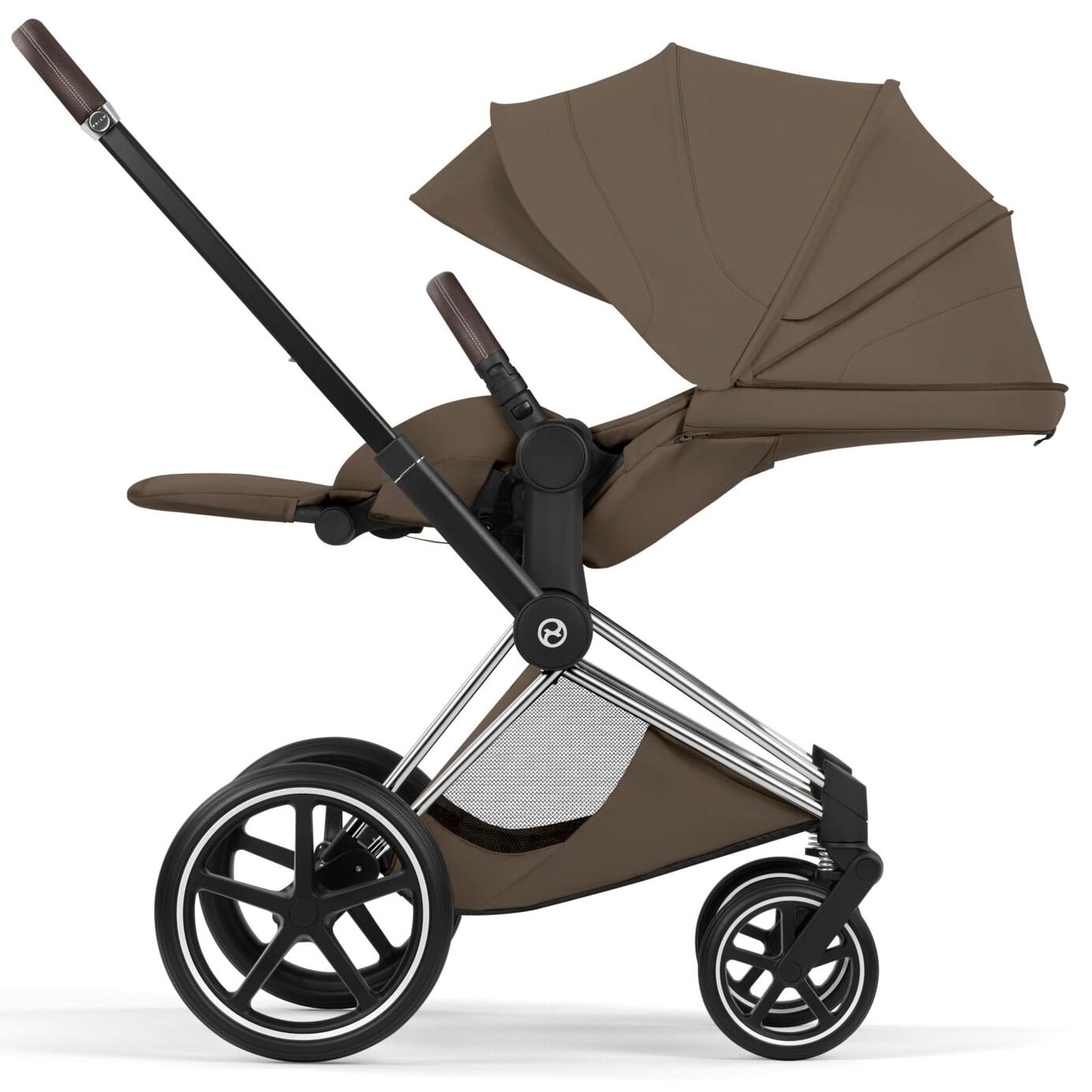 Cybex Priam Pushchair Set - Style Collection in Coconut Brown Baby Prams
