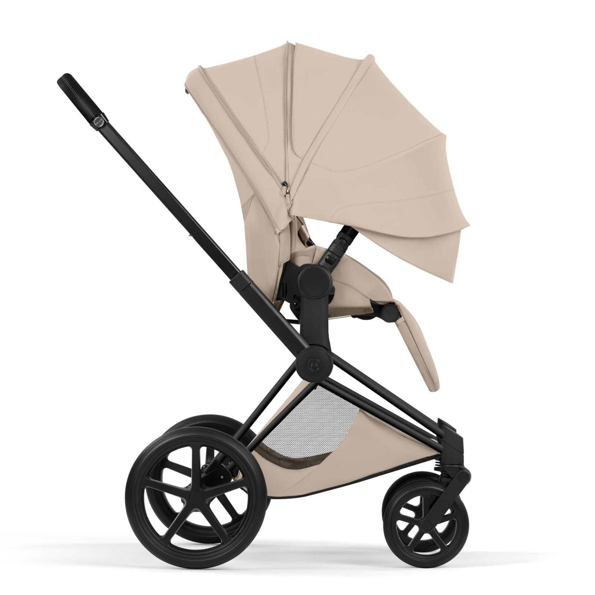Cybex Priam Pushchair Set - Style Collection in Cozy Beige Baby Prams