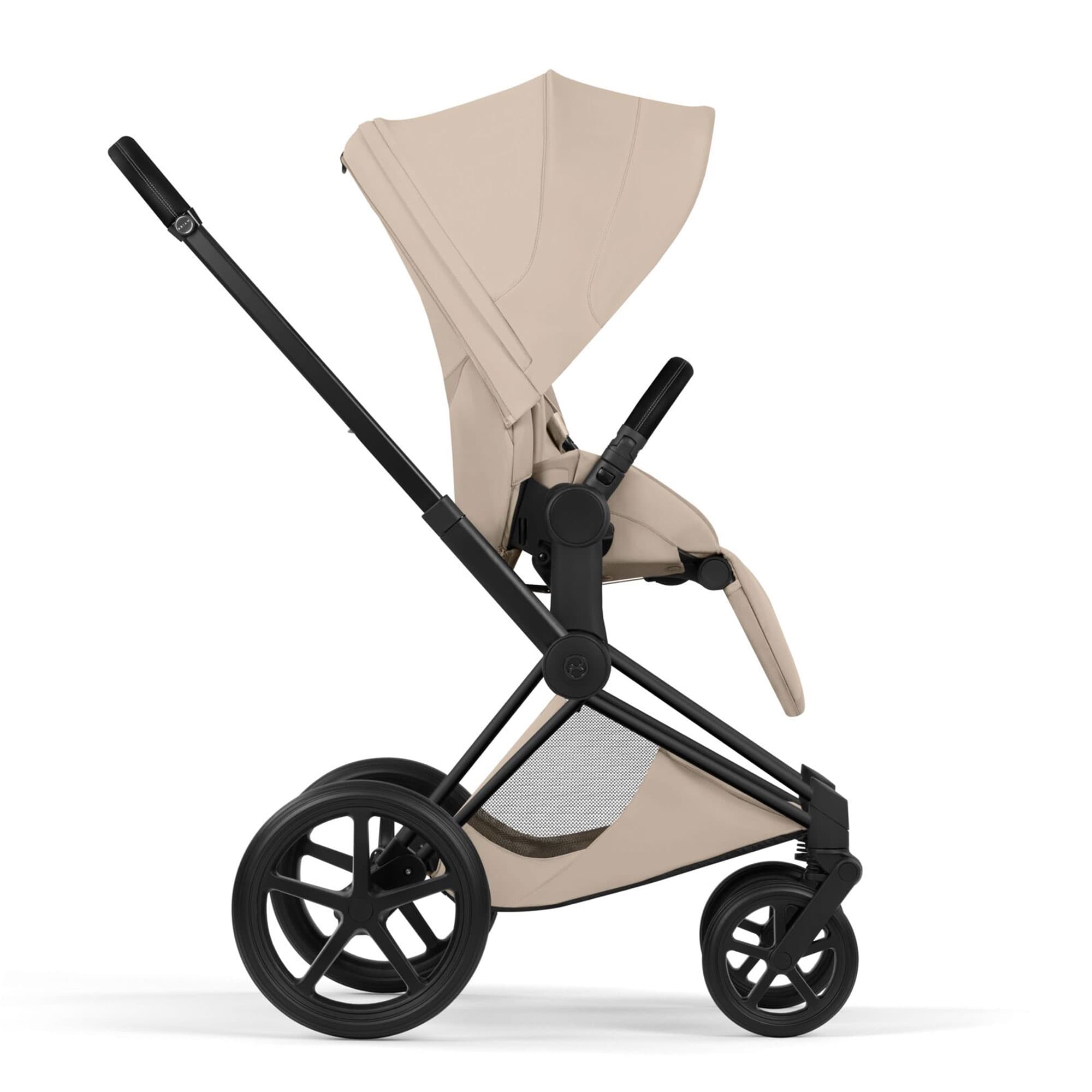Cybex Priam Pushchair Set - Style Collection in Cozy Beige Baby Prams
