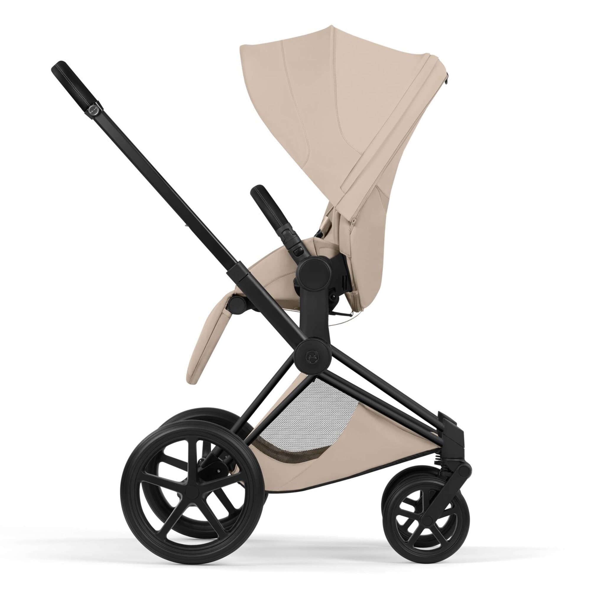Cybex Priam Pushchair Set - Style Collection in Cozy Beige Baby Prams