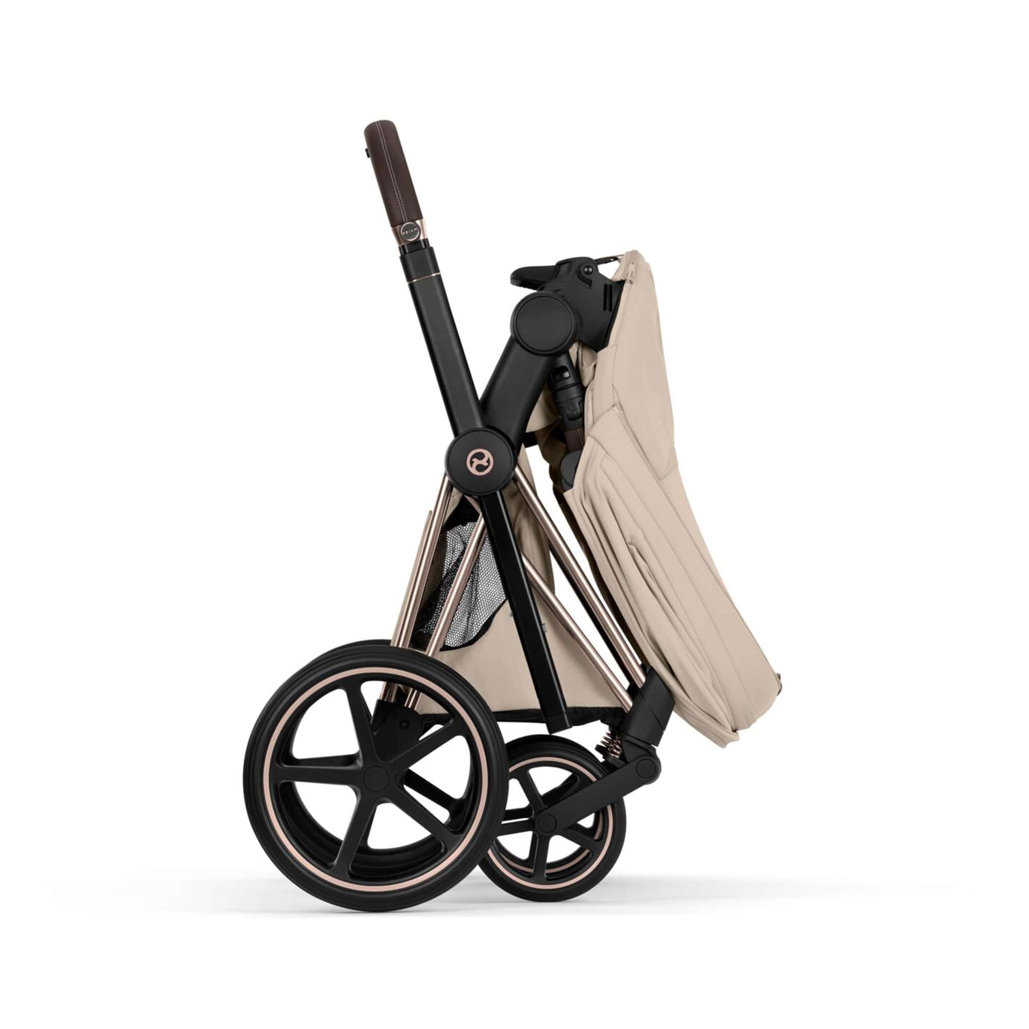 Cybex Priam Pushchair Set - Style Collection in Cozy Beige Baby Prams