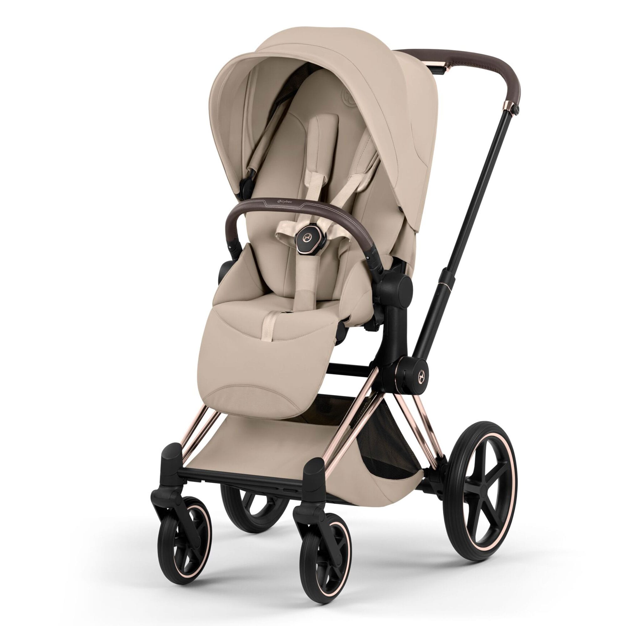 Cybex Priam Pushchair Set - Style Collection in Cozy Beige Baby Prams