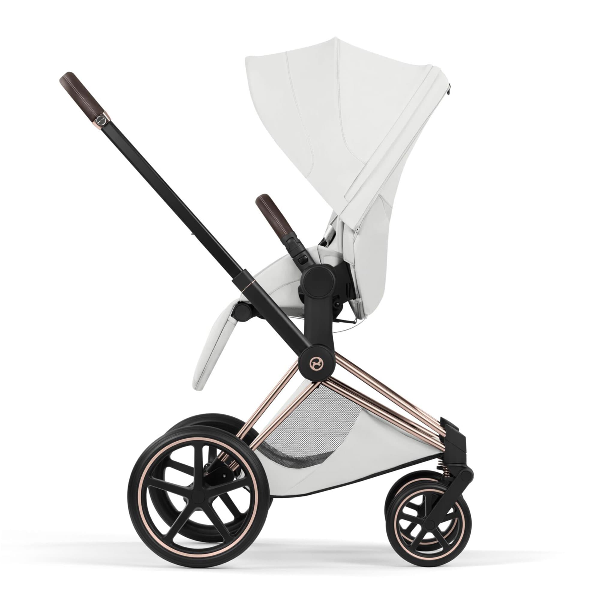 Cybex Priam Pushchair Set - Style Collection in Off White Baby Prams