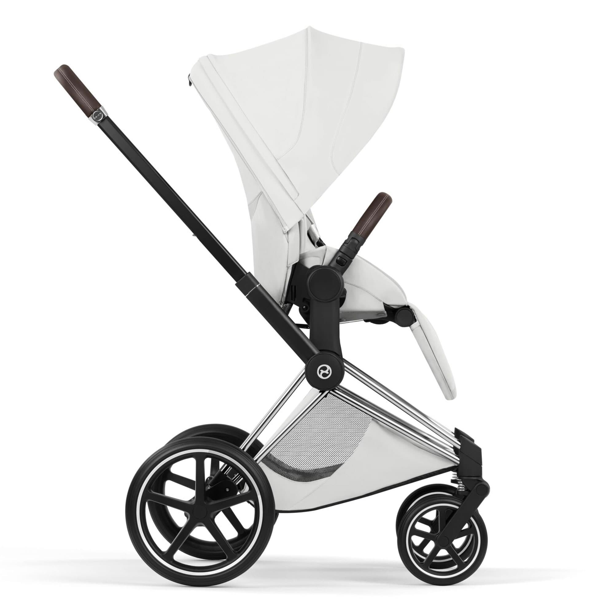 Cybex Priam Pushchair Set - Style Collection in Off White Baby Prams