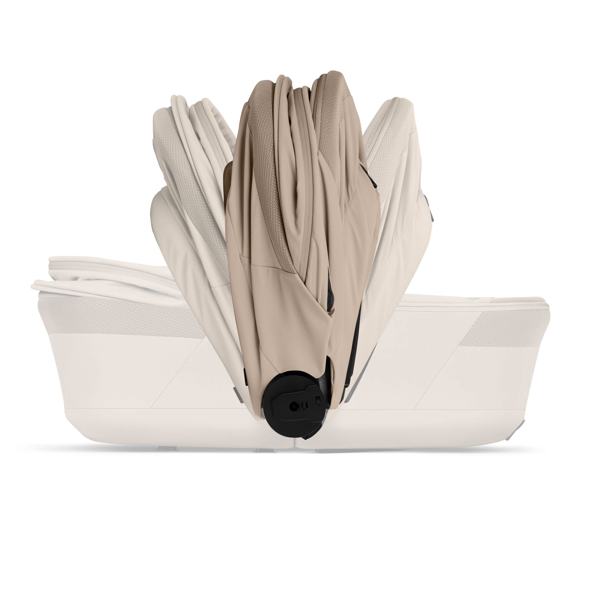 Cybex Talos Foldable Carrycot Accessory Bundle  in Almond Beige Baby Prams TAL-ACC-BEI-1 4063846592043