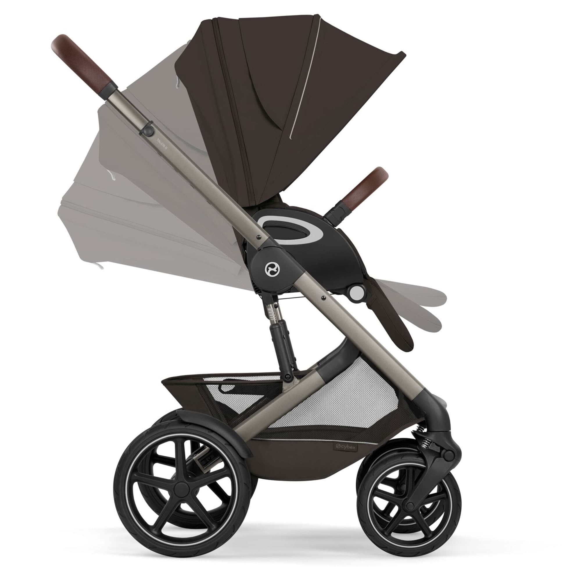 Cybex Talos Foldable Carrycot Accessory Bundle  in Chocolate Brown Baby Prams TAL-ACC-BRN-1 4063846592104