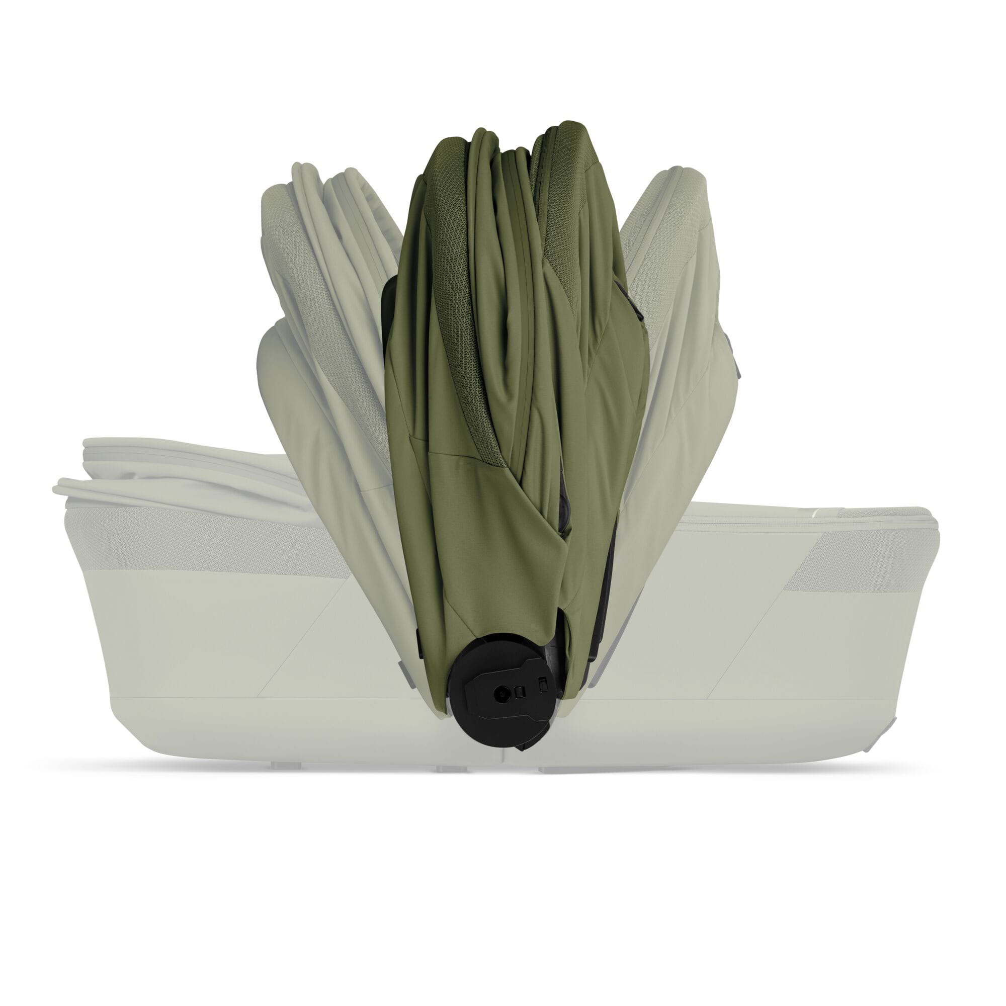 Cybex Talos Foldable Carrycot Accessory Bundle in Moss Green Baby Prams TAL-ACC-GRN-1 4063846592074