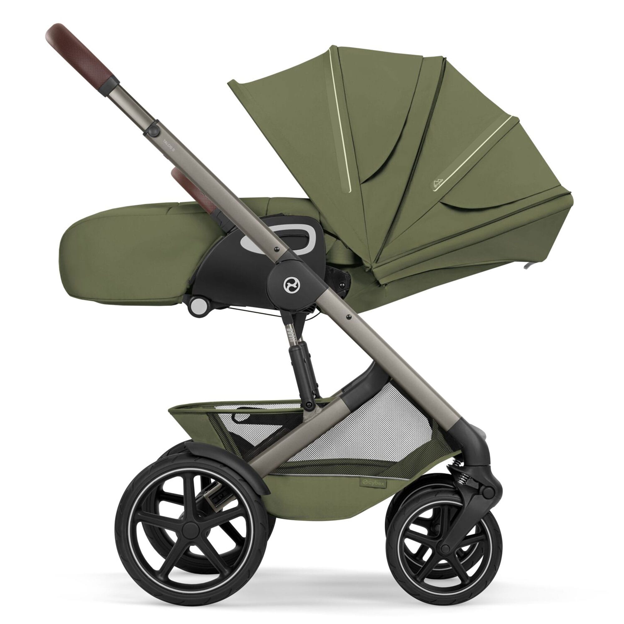 Cybex Talos Foldable Carrycot Accessory Bundle in Moss Green Baby Prams TAL-ACC-GRN-1 4063846592074