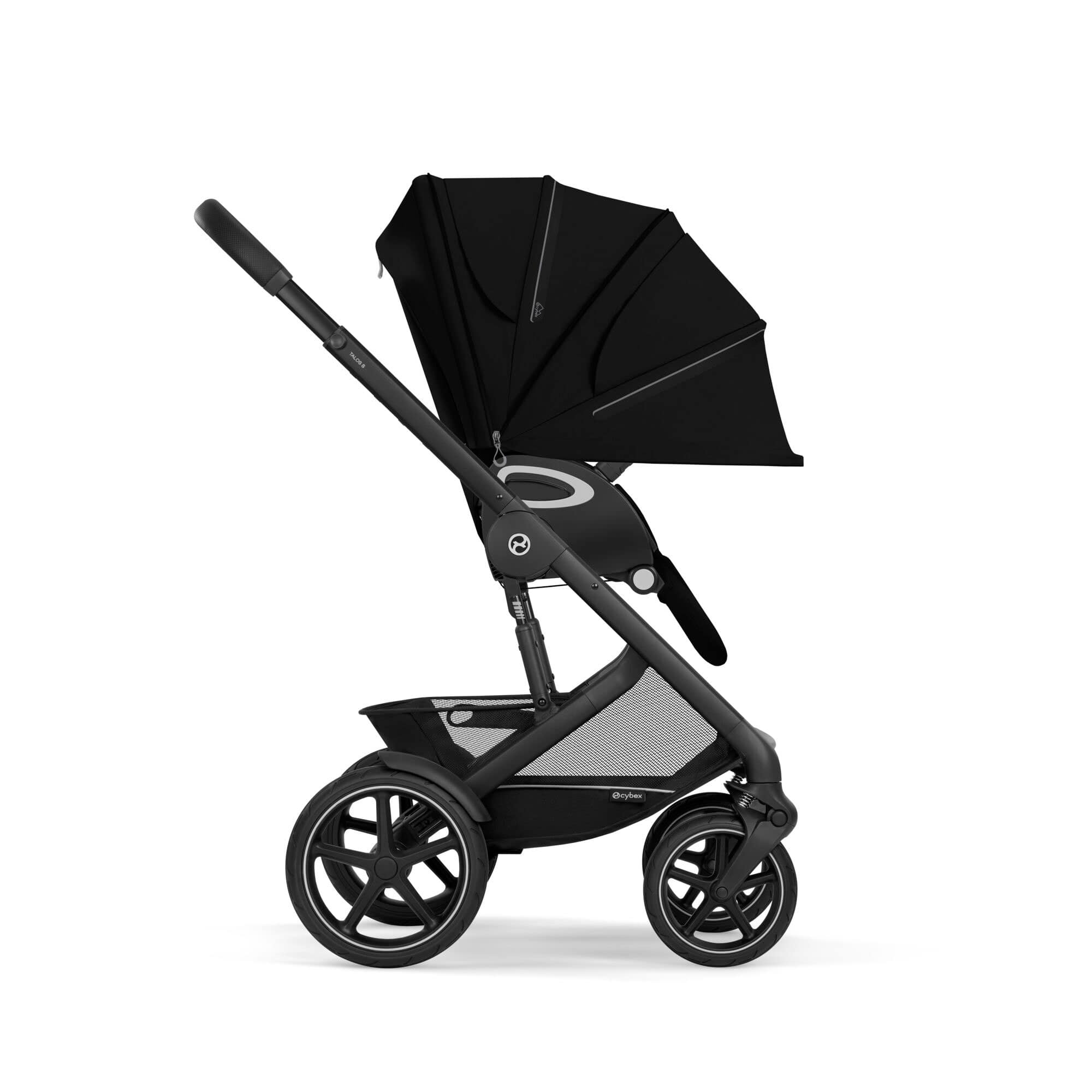 Cybex Talos S Lux 8 Piece Bundle in Moon Black Baby Prams