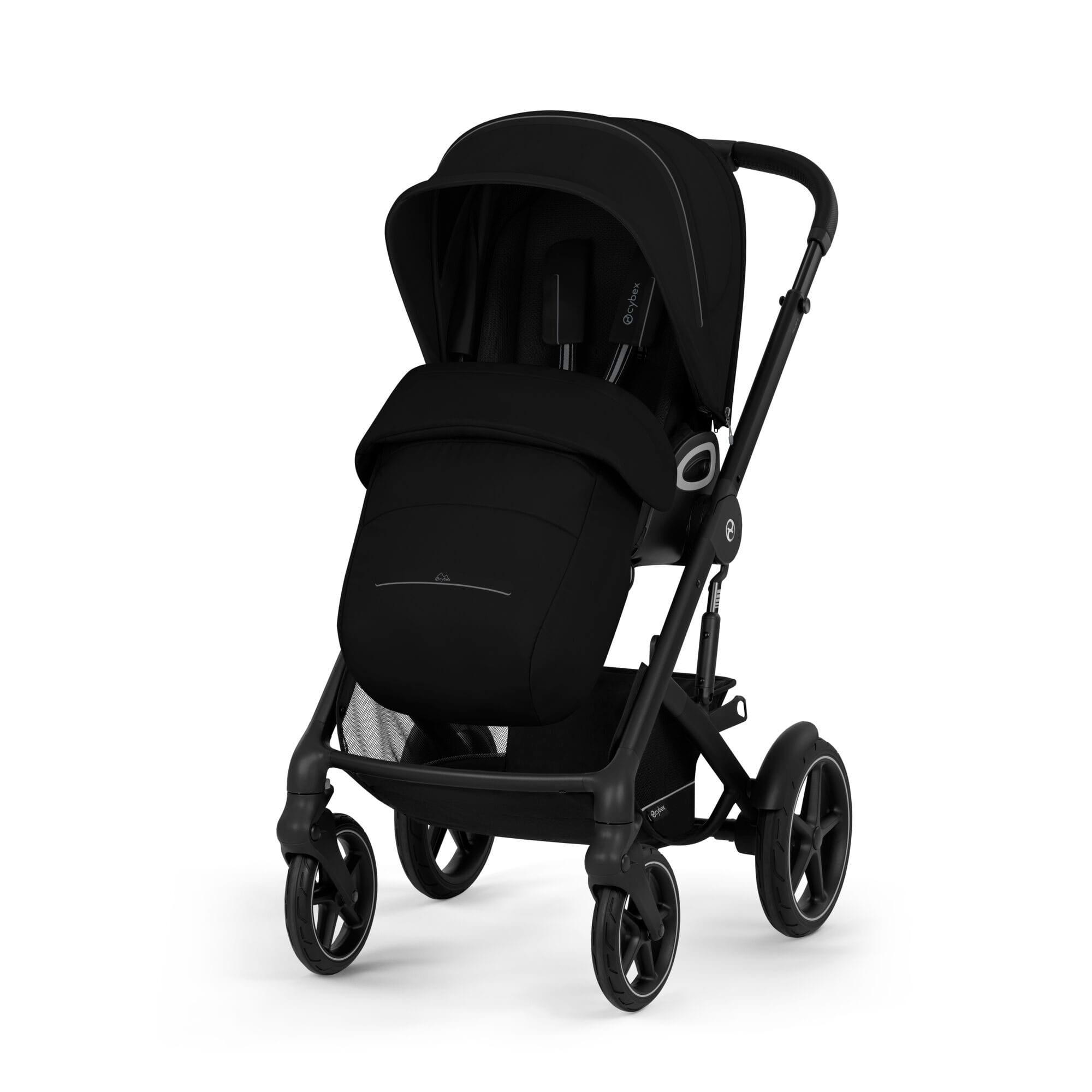Cybex Talos S Lux 8 Piece Bundle in Moon Black Baby Prams