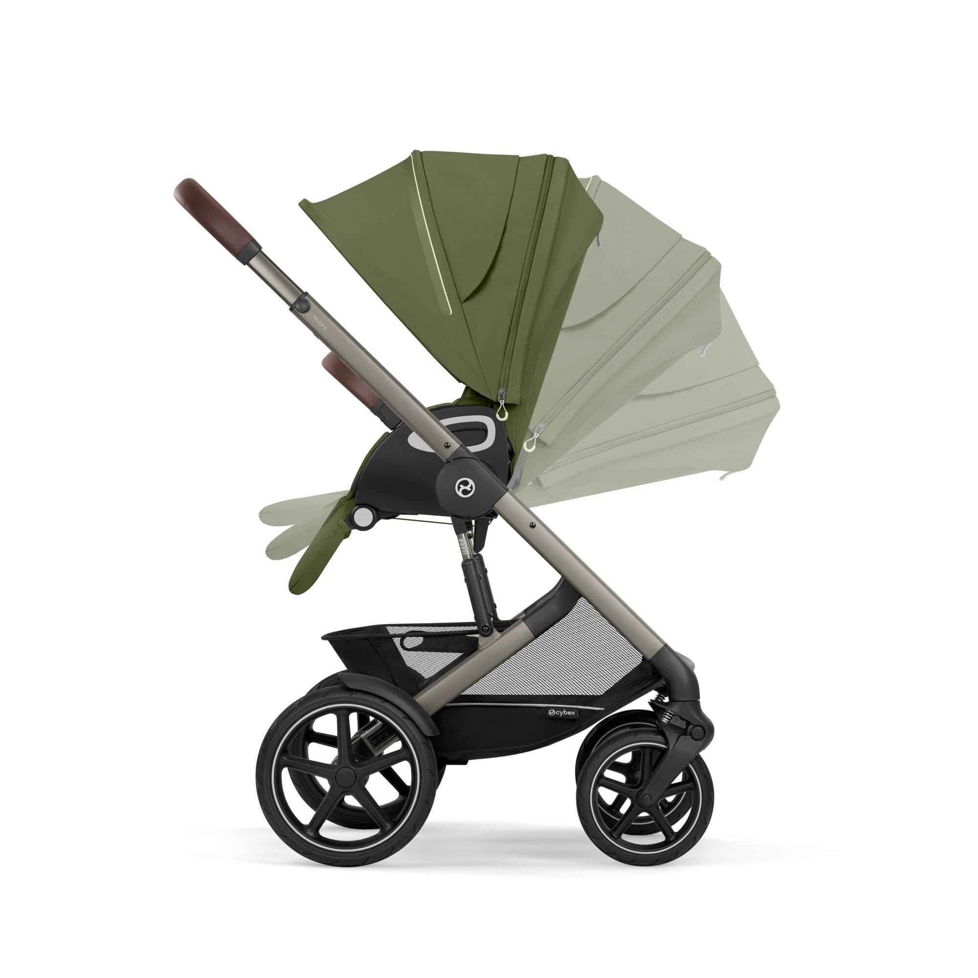 Cybex Talos S Lux 8 Piece Bundle in Moss Green Baby Prams