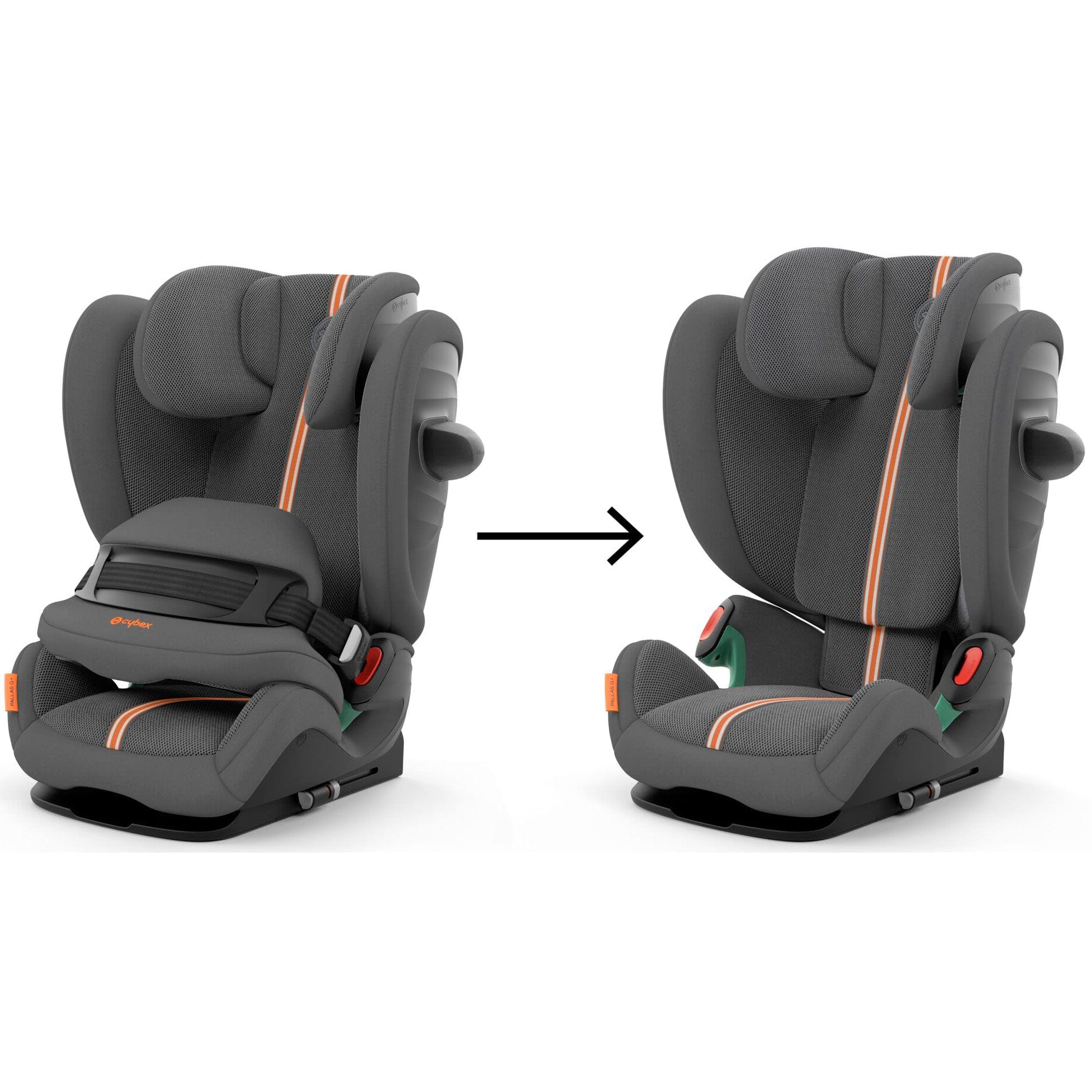 Cybex Pallas G i-Size Plus in Lava Grey Combination Car Seats 523001091 4063846425372