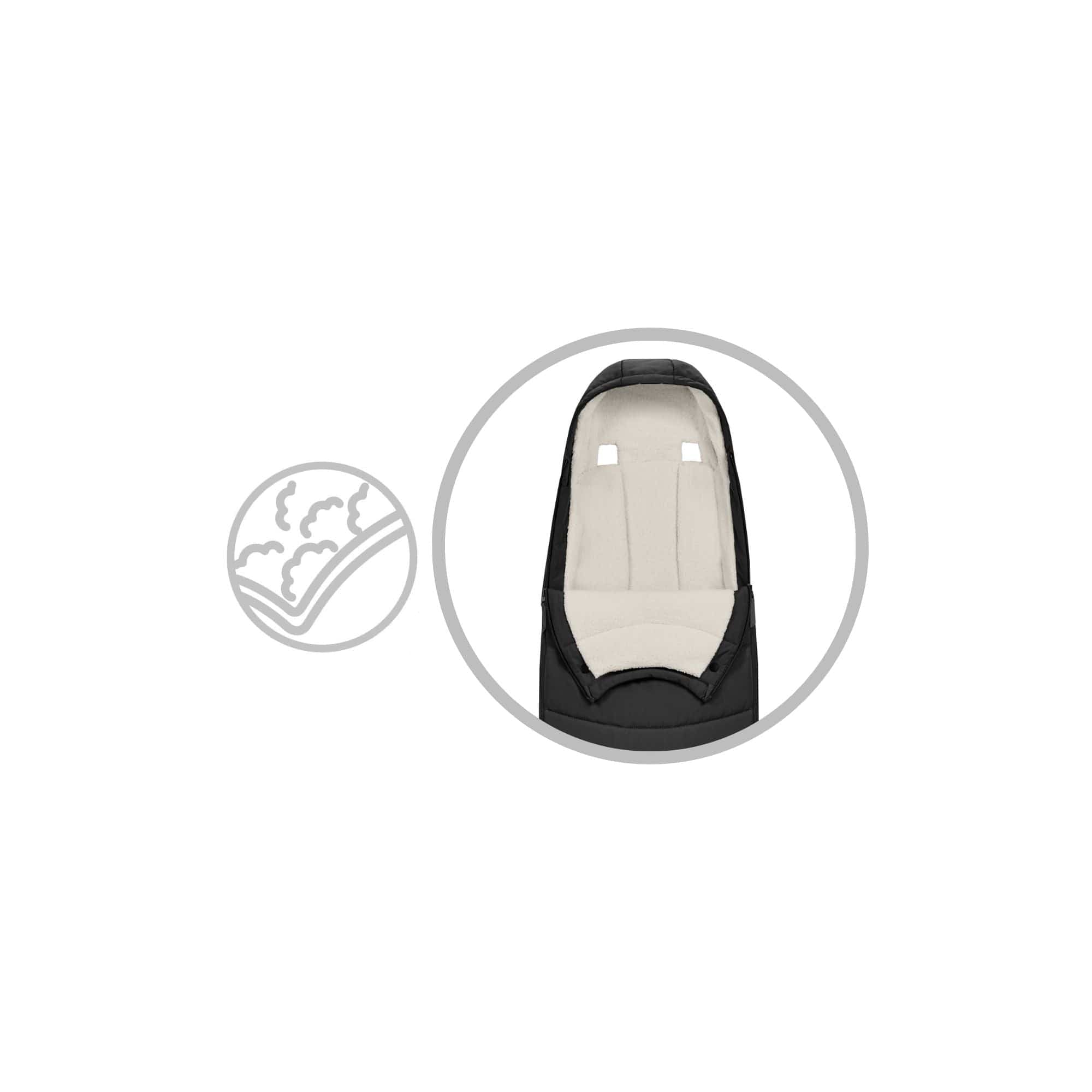 cybex car seat footmuff Cybex Platinum Footmuff in Sepia Black