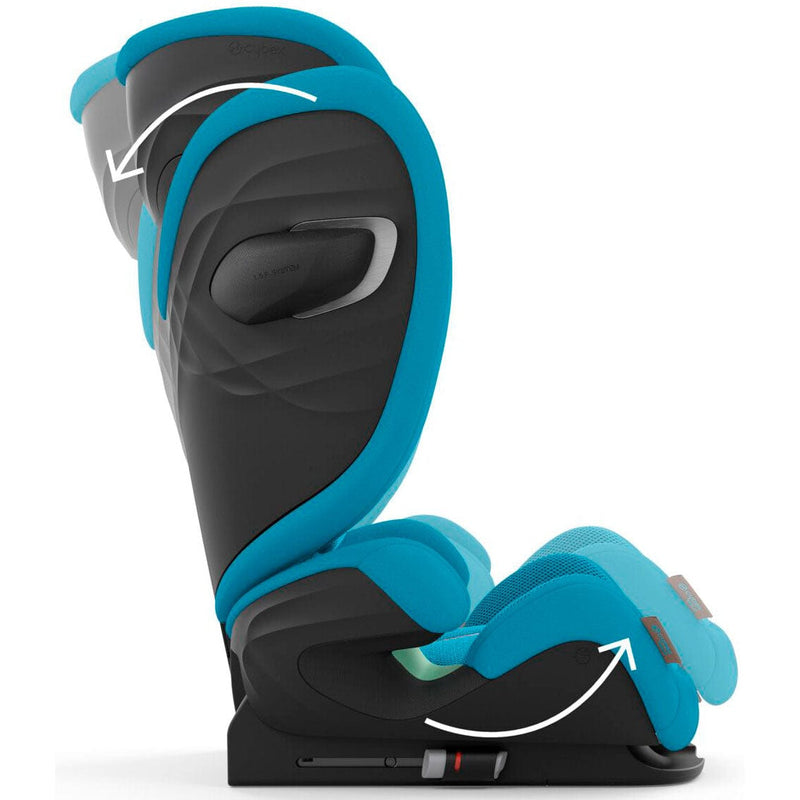 Cybex Solution G i-Fix Plus Highback Booster Car Seat in Beach Blue Highback Booster Seats