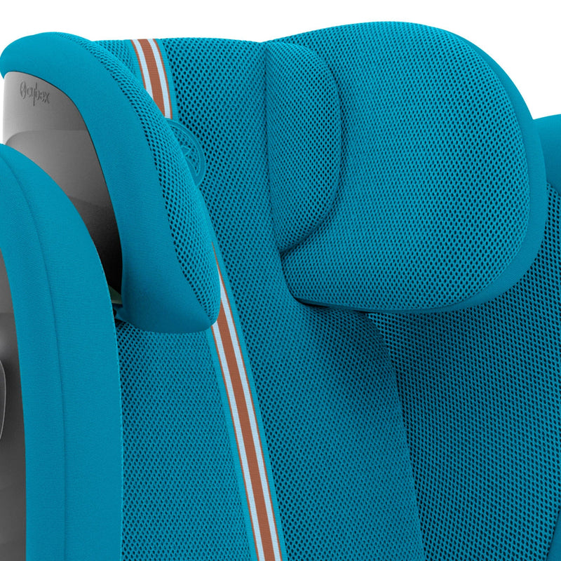 Cybex Solution G i-Fix Plus Highback Booster Car Seat in Beach Blue Highback Booster Seats