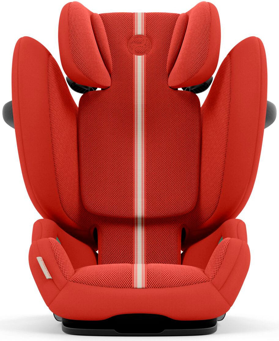 Cybex Solution G i-Fix Plus Highback Booster Car Seat in Hibiscus Red