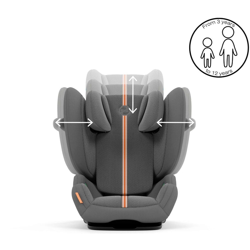 Cybex Solution G i-Fix Plus Highback Booster Car Seat in Lava Grey Highback Booster Seats
