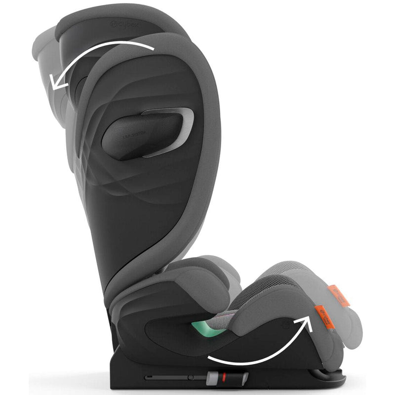 Cybex Solution G i-Fix Plus Highback Booster Car Seat in Lava Grey Highback Booster Seats
