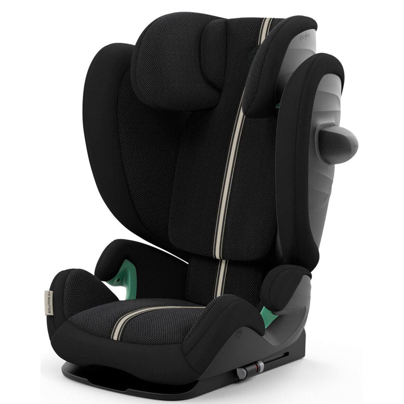Cybex Solution G i-Fix Plus Highback Booster Car Seat in Moon Black Highback Booster Seats 523001099 4063846425617